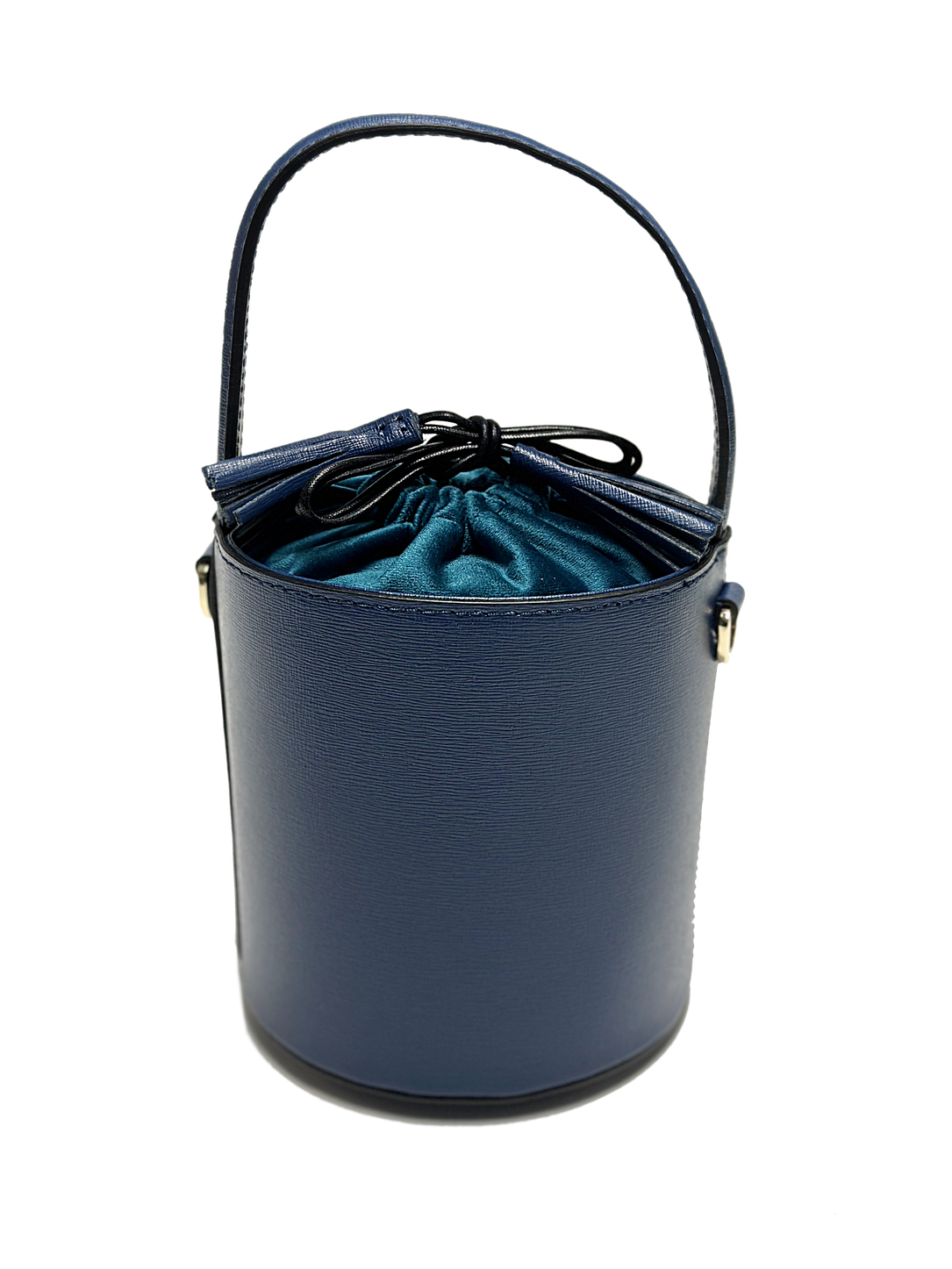 Mini Catherine blu | chiusura velluto blu