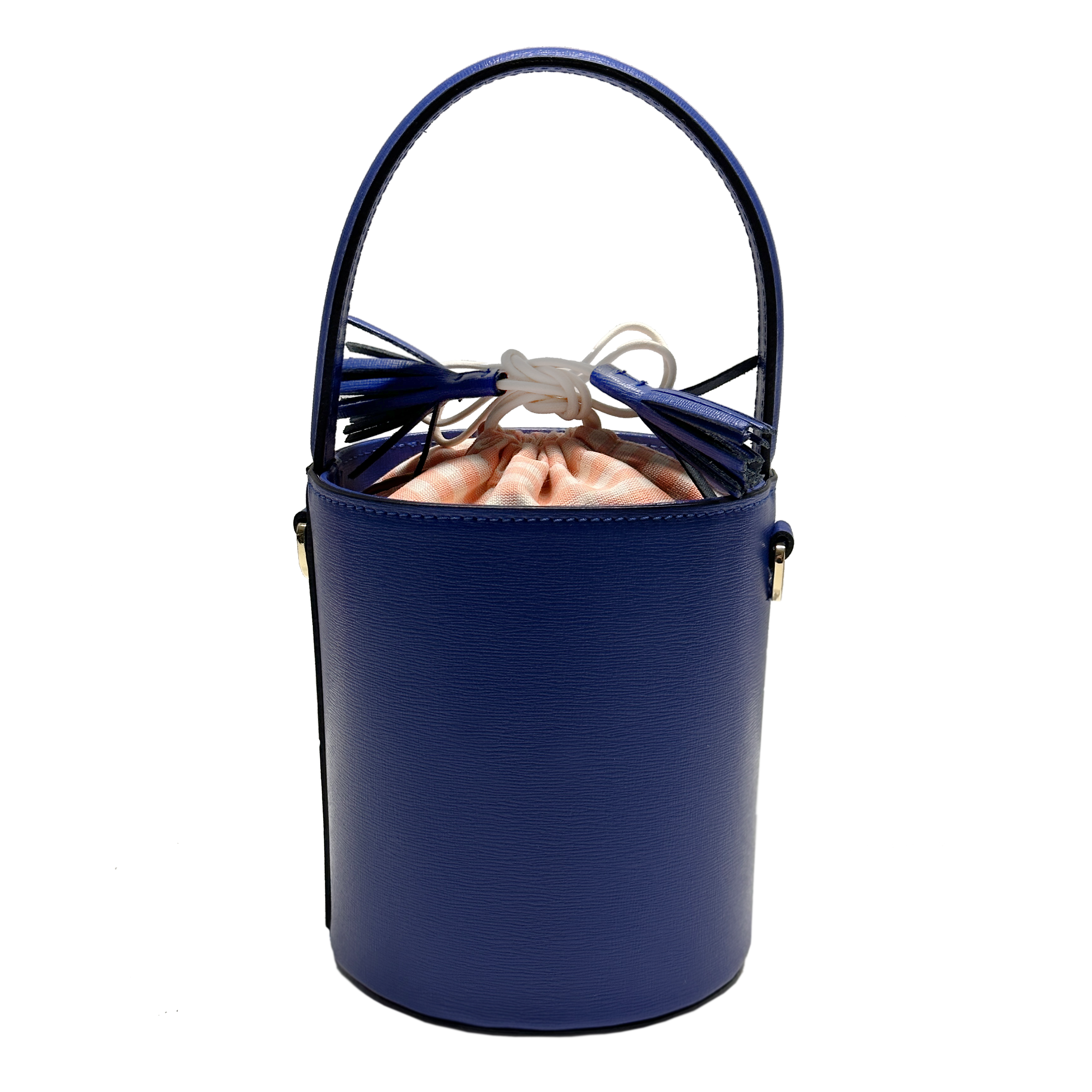Mini Catherine bluette | chiusura Vichy pesca