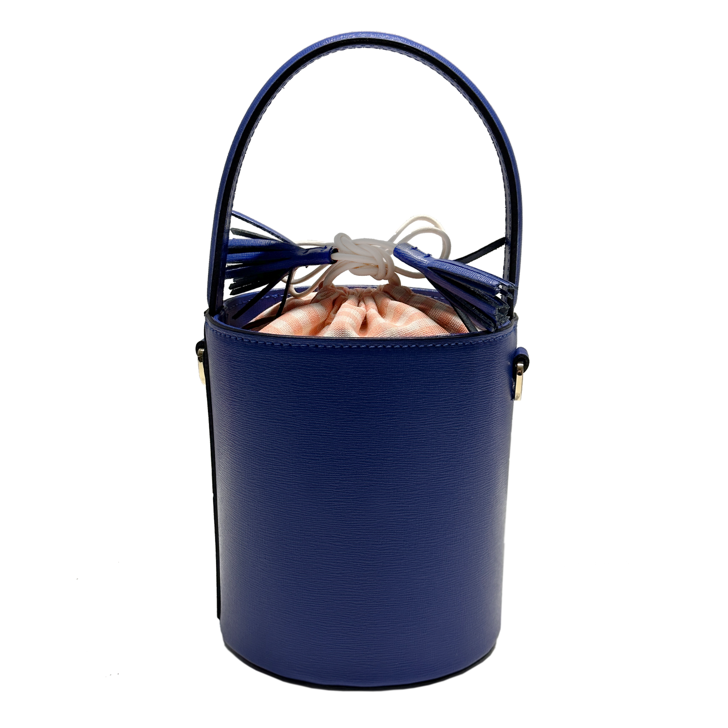 Mini Catherine bluette | chiusura Vichy pesca