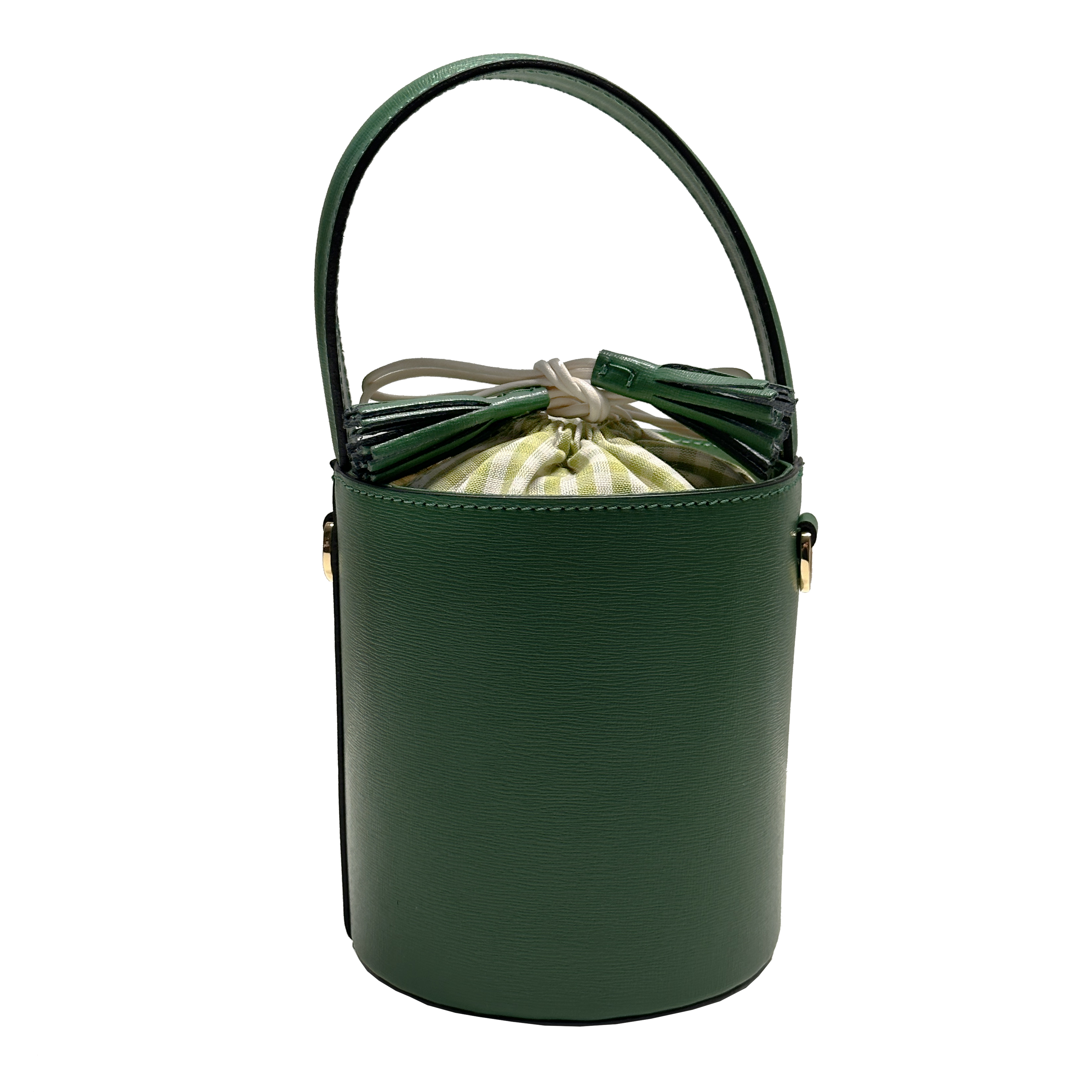 Mini Catherine verde | chiusura Vichy verde chiaro