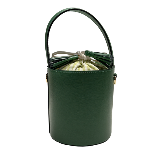 Mini Catherine verde | chiusura Vichy verde chiaro