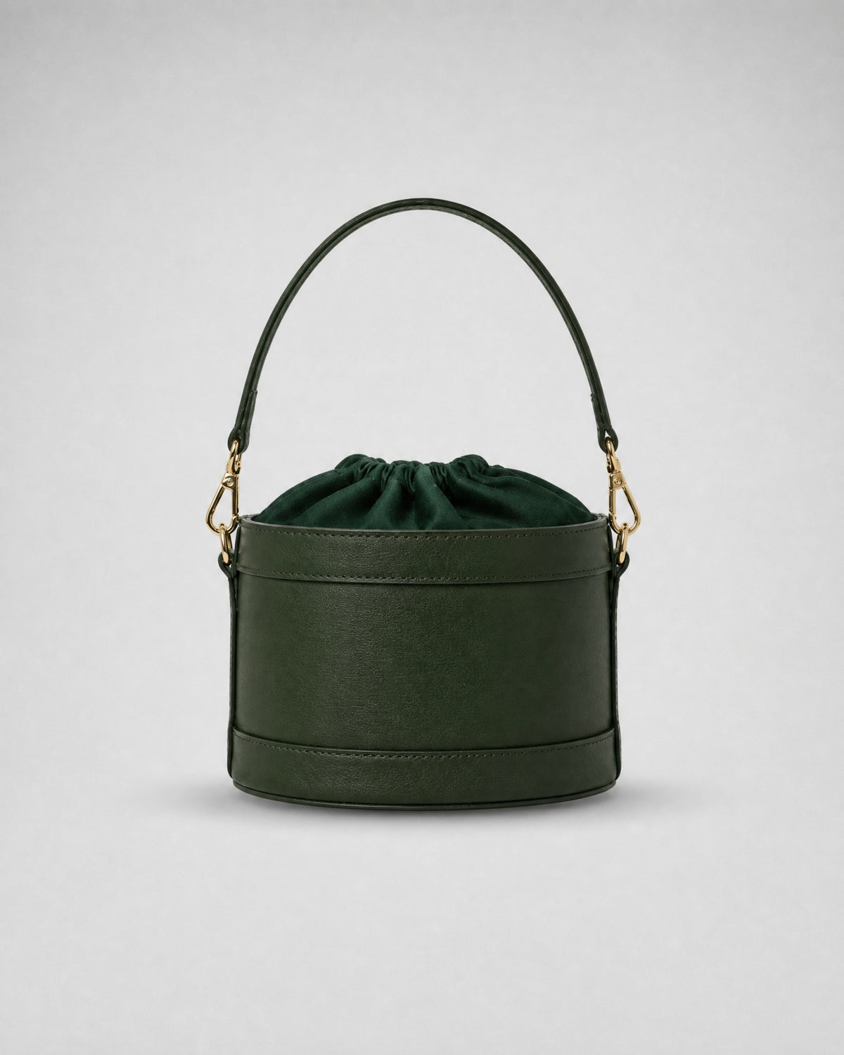 Mini Peggy vert | fermeture velours vert