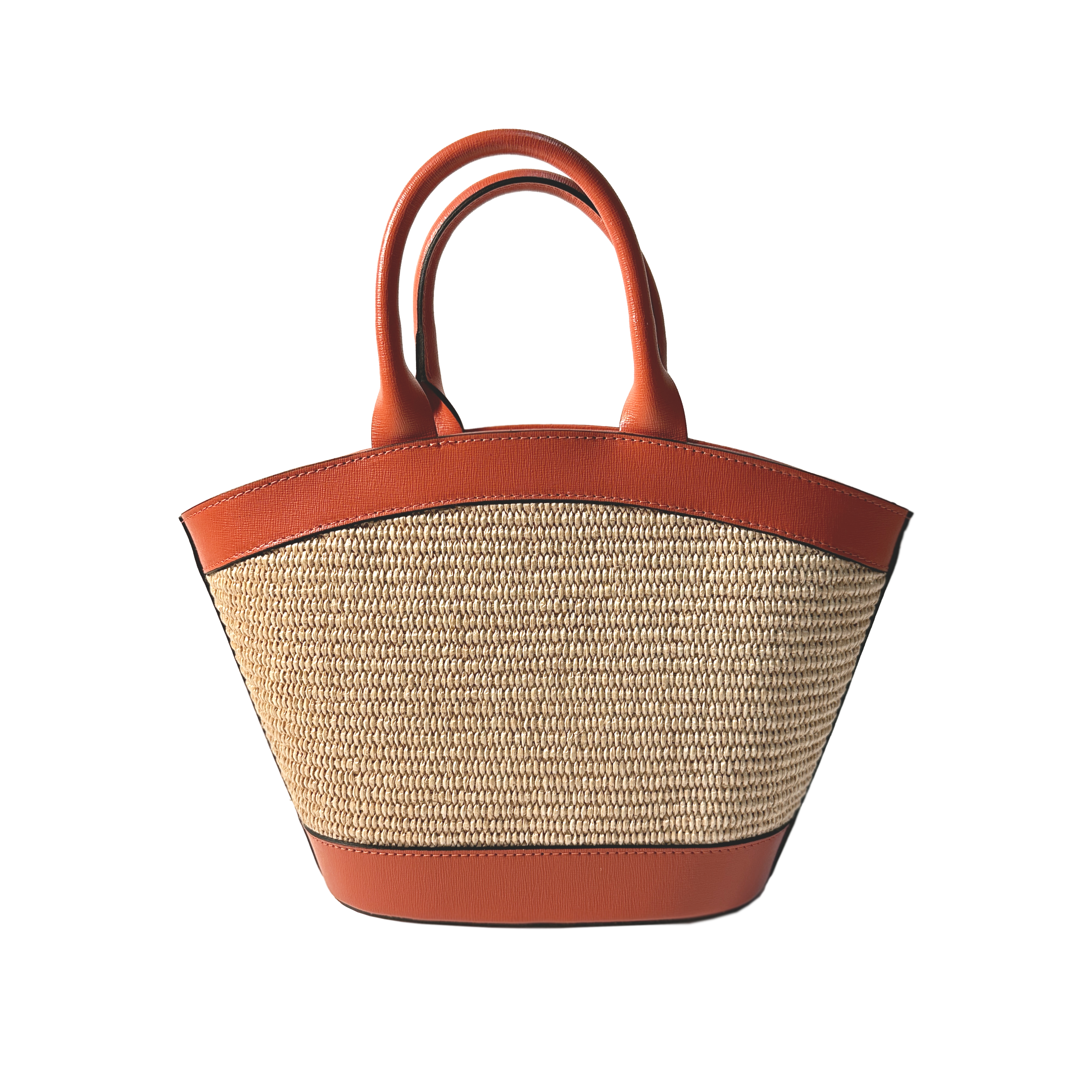 Mini Victoire rafia arancione