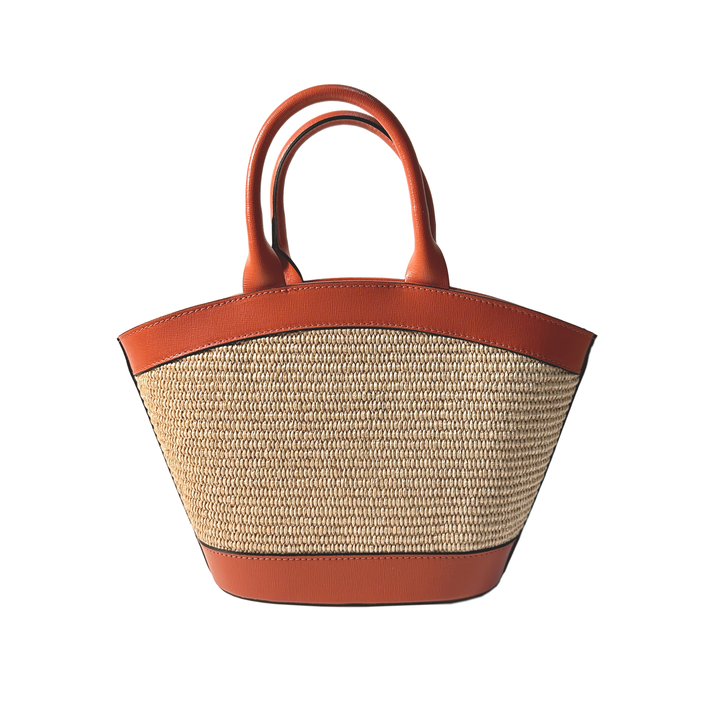 Mini Victoire rafia arancione