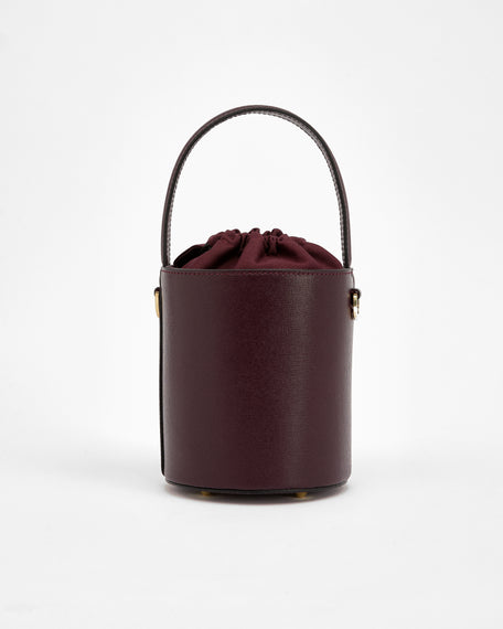 Mini Catherine bordeaux | chiusura bordeaux