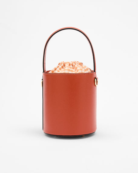 Mini Catherine arancione | chiusura vichy arancione