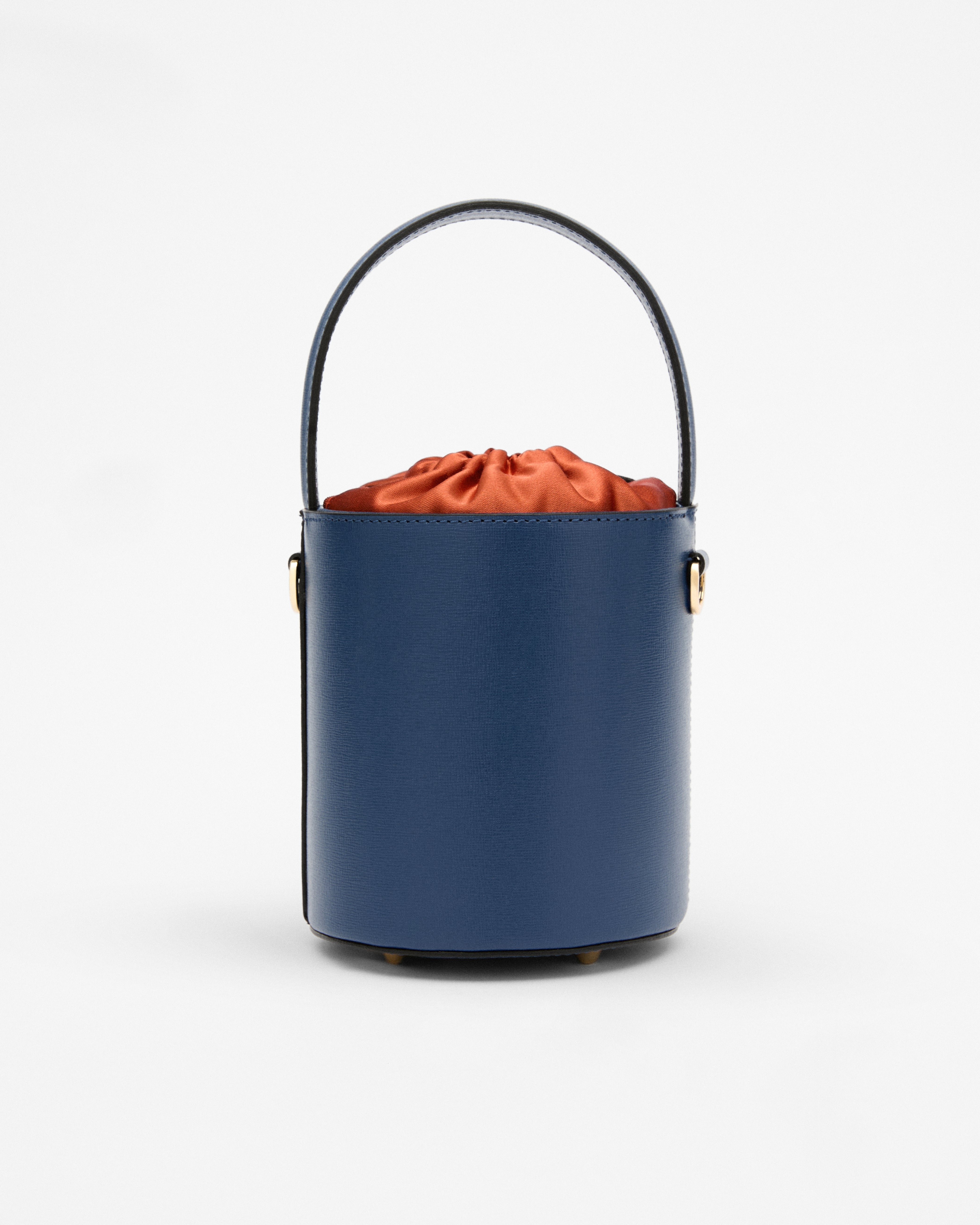 Mini Catherine blu | chiusura arancione