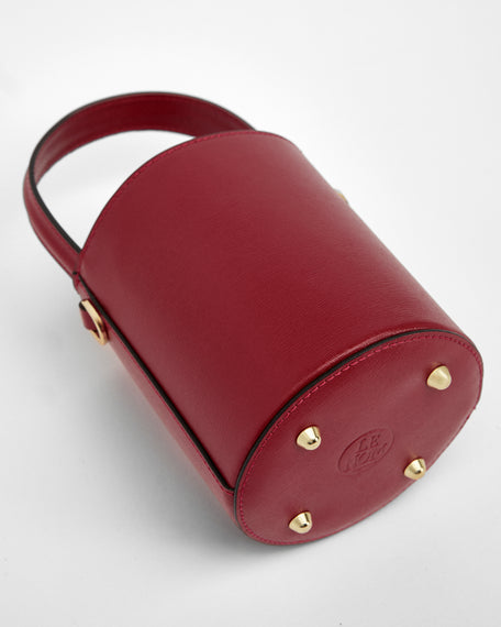 Mini Catherine burgundy | chiusura nera