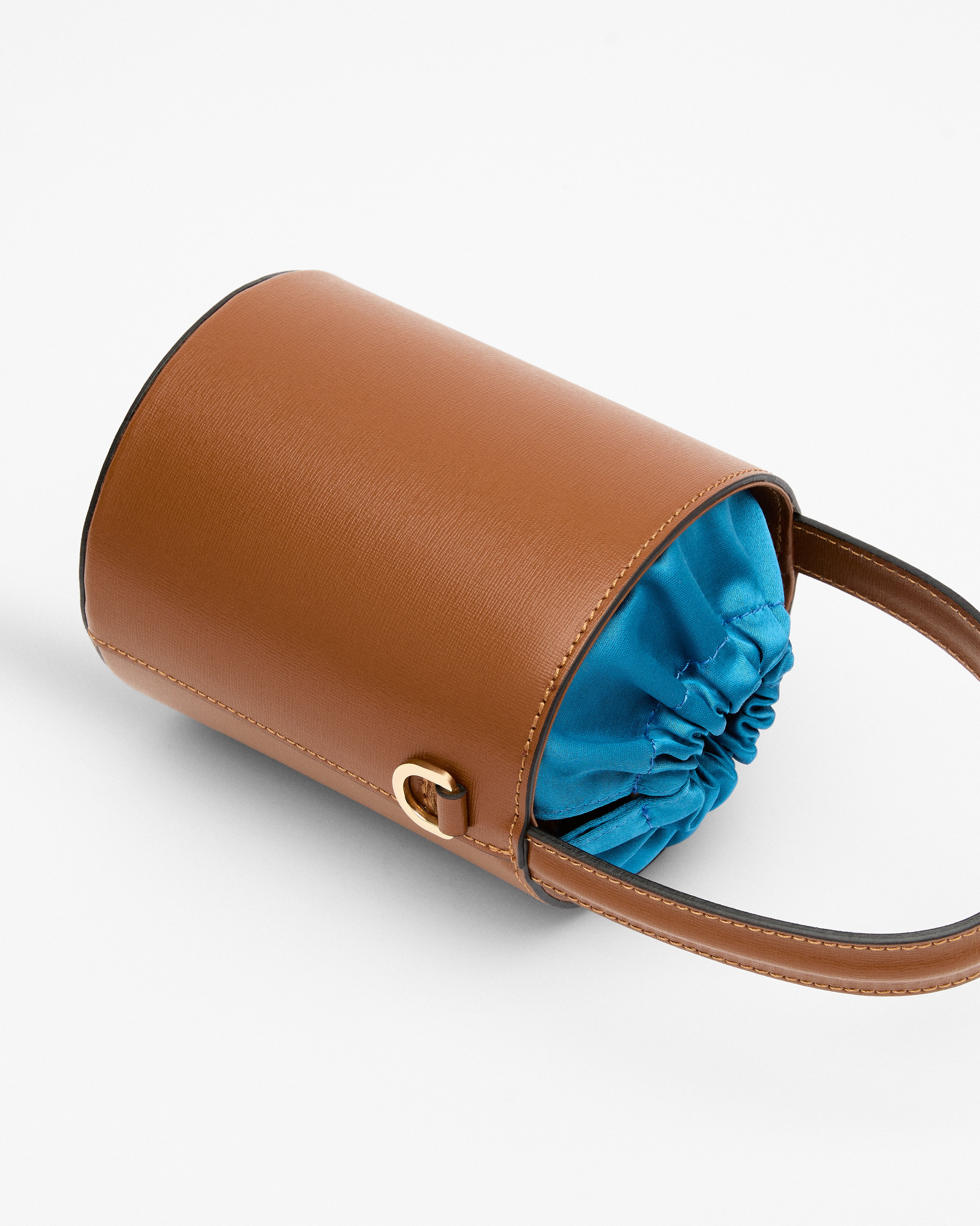 Mini Catherine cammello | chiusura azzurra