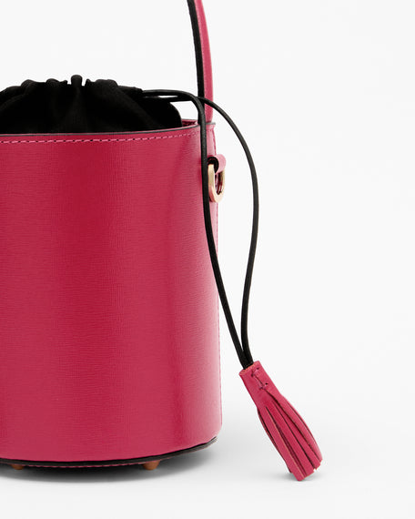 Mini Catherine fucsia | chiusura nera