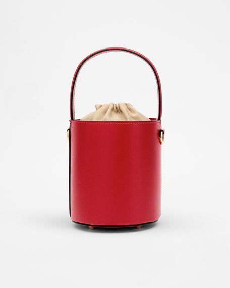 Mini Catherine rosso | chiusura panna