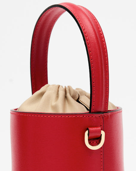 Mini Catherine rosso | chiusura panna