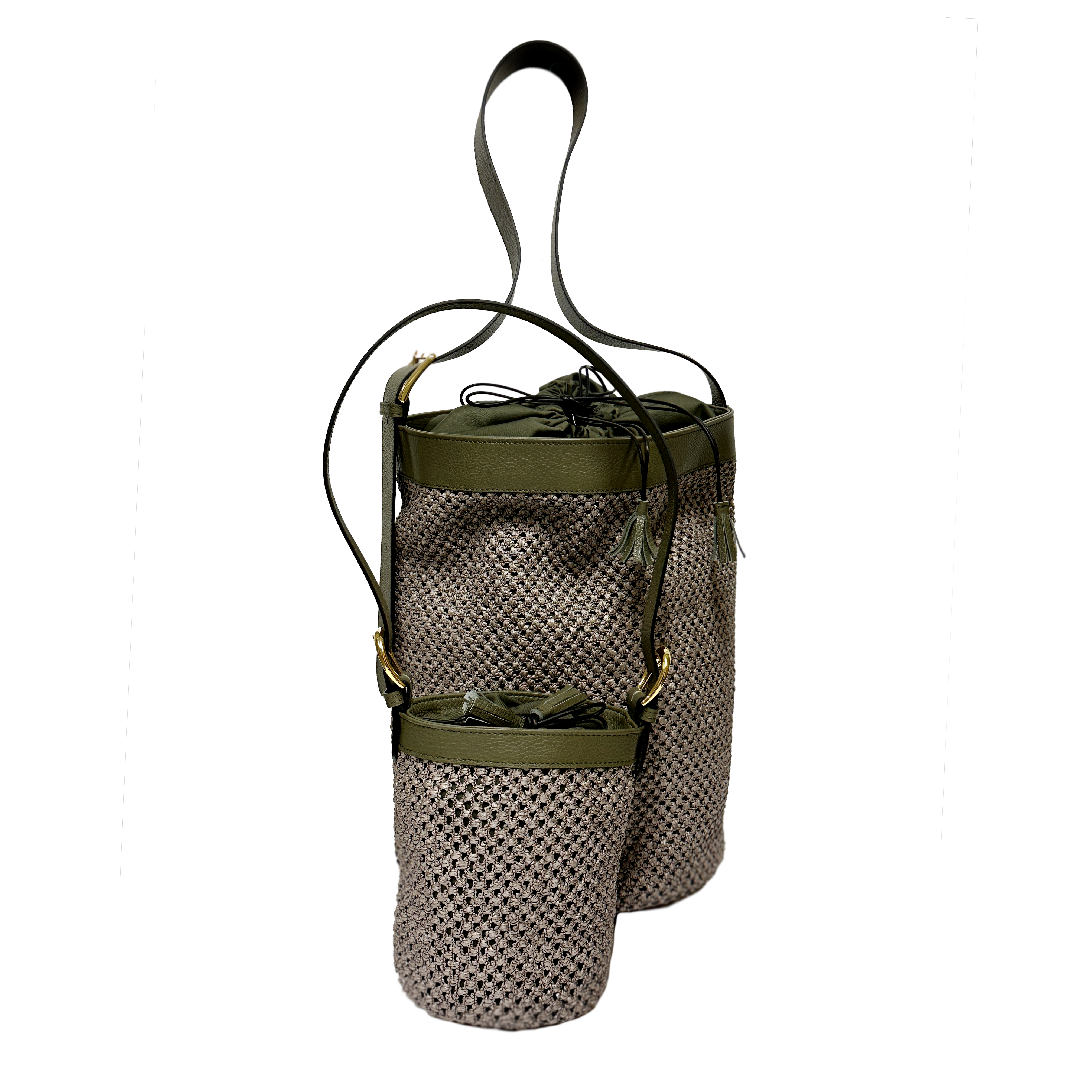 Huguette maxi rafia verde