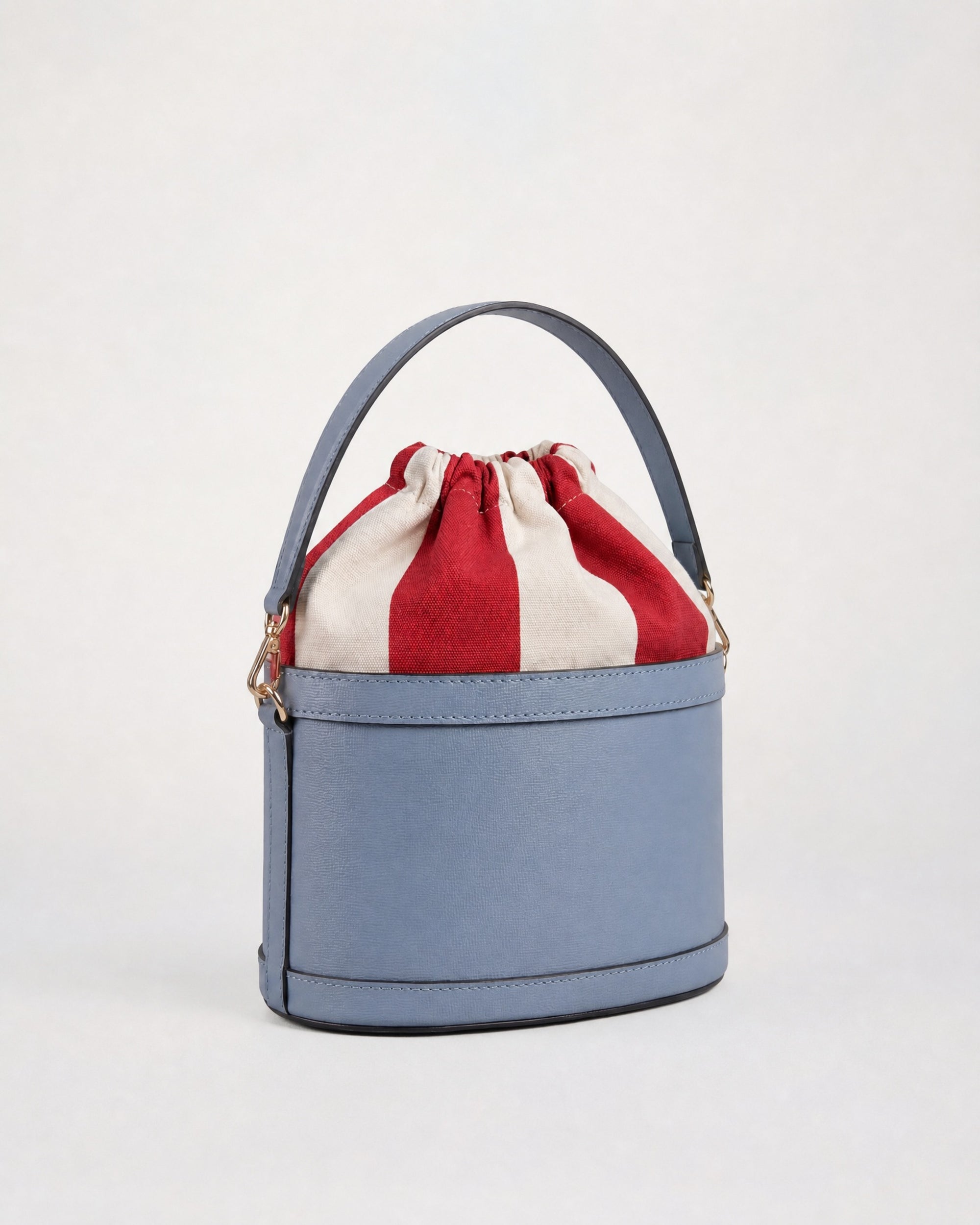 Peggy bleu | fermeture rayures rouges