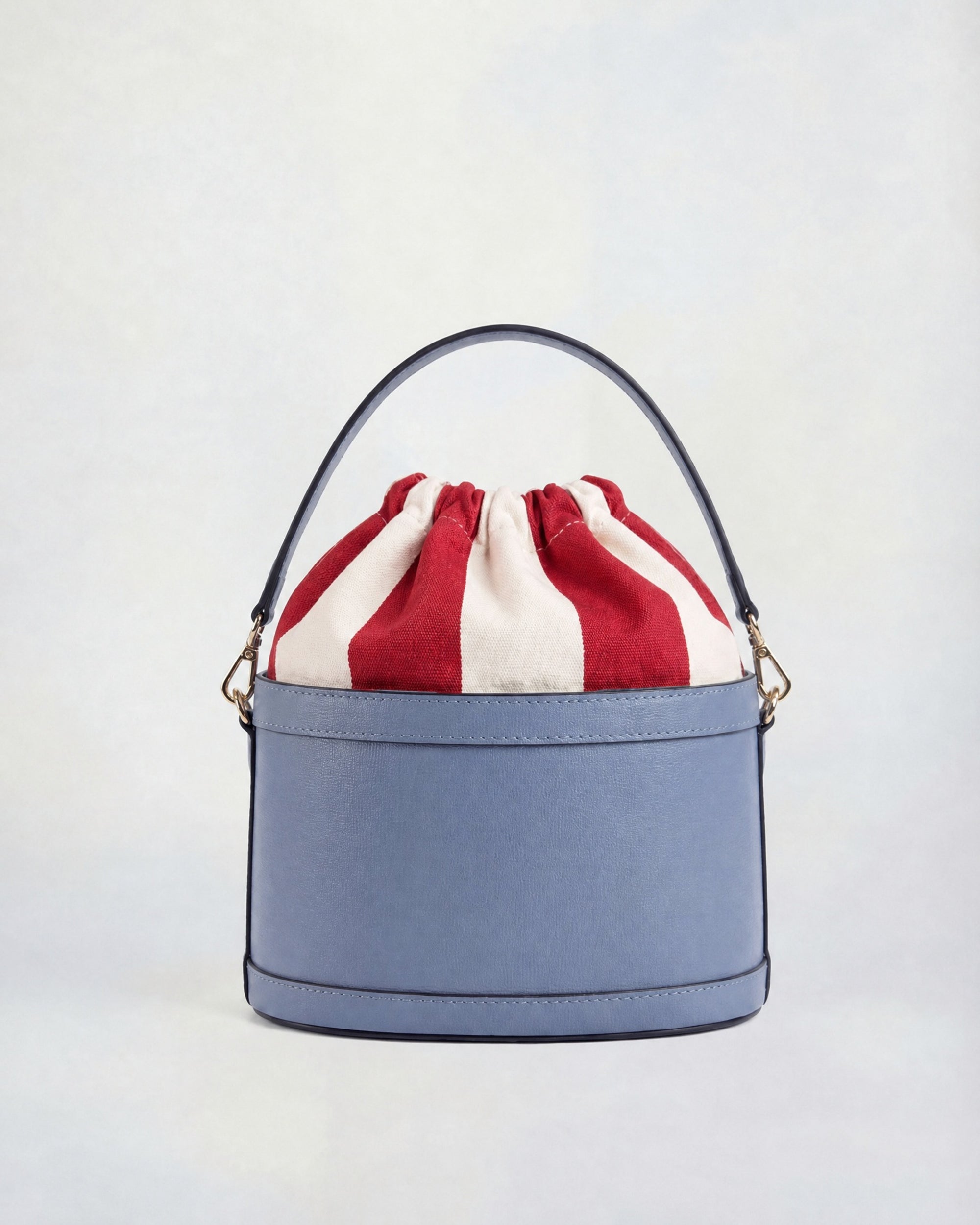 Peggy bleu | fermeture rayures rouges