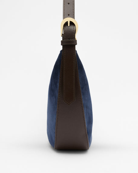 Rachel suede blu