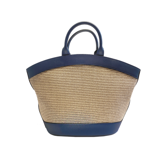 Victoire raffia blue