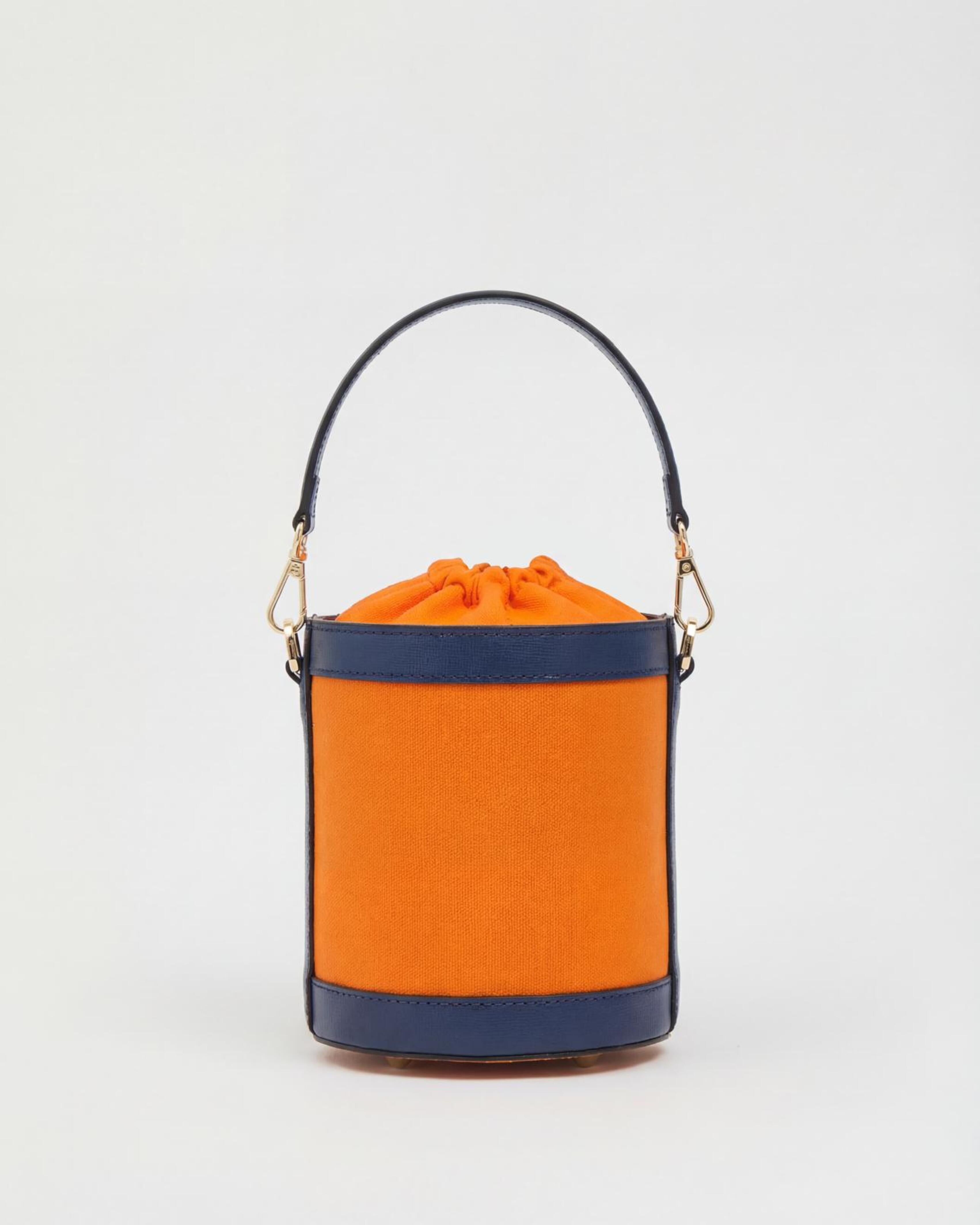 Angèle canvas orange blue