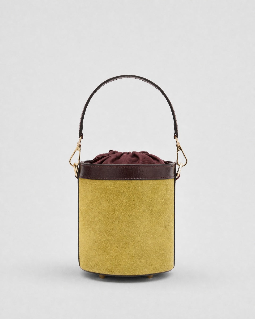Angèle suede senape bordeaux