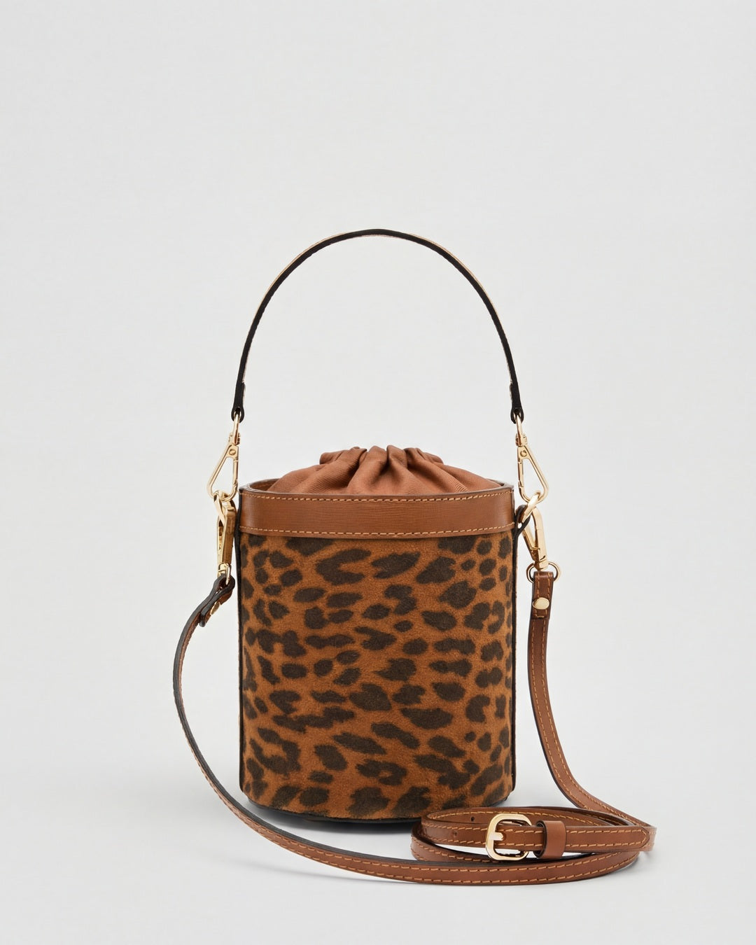 Angèle suede animalier