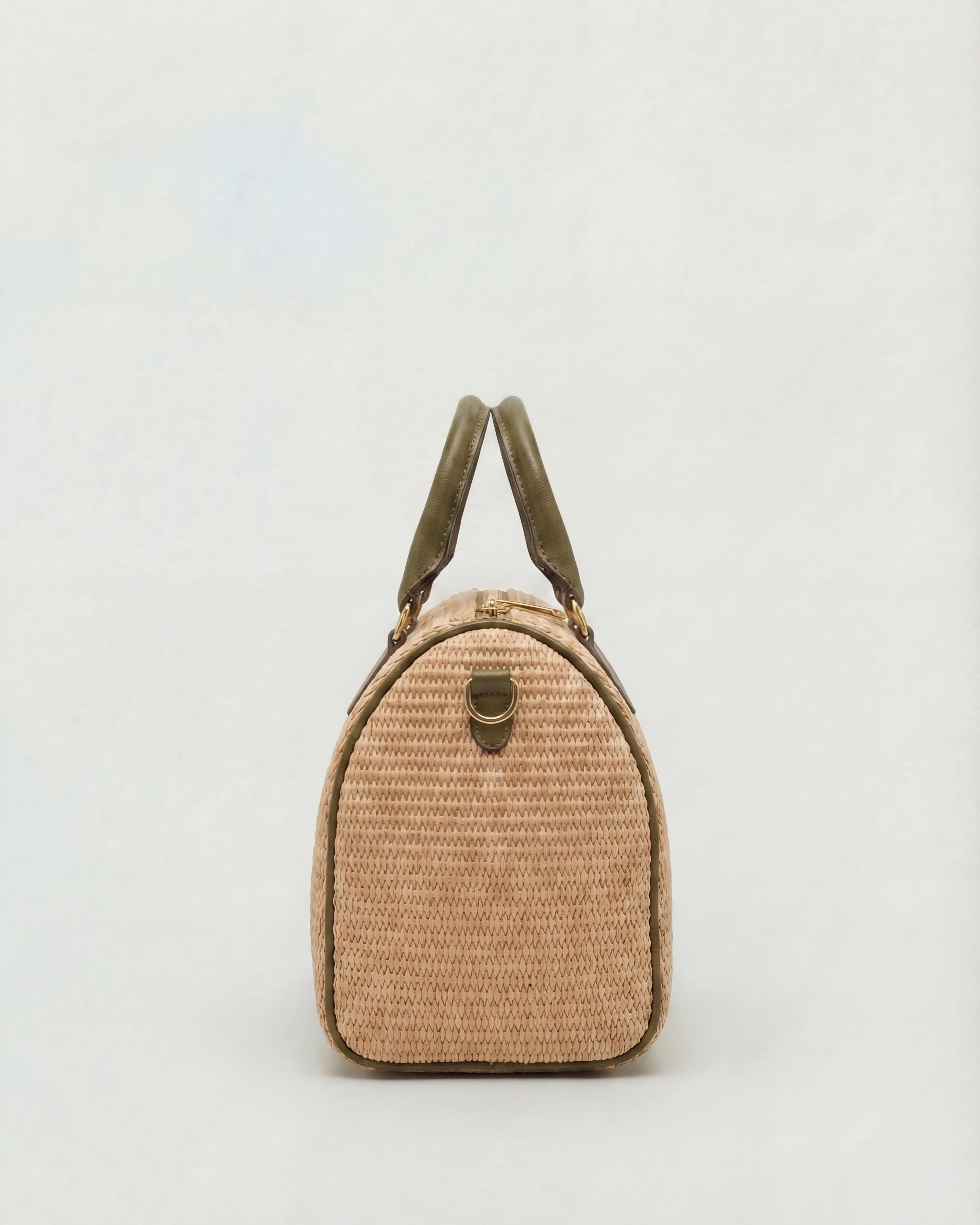 Béatrice raffia green