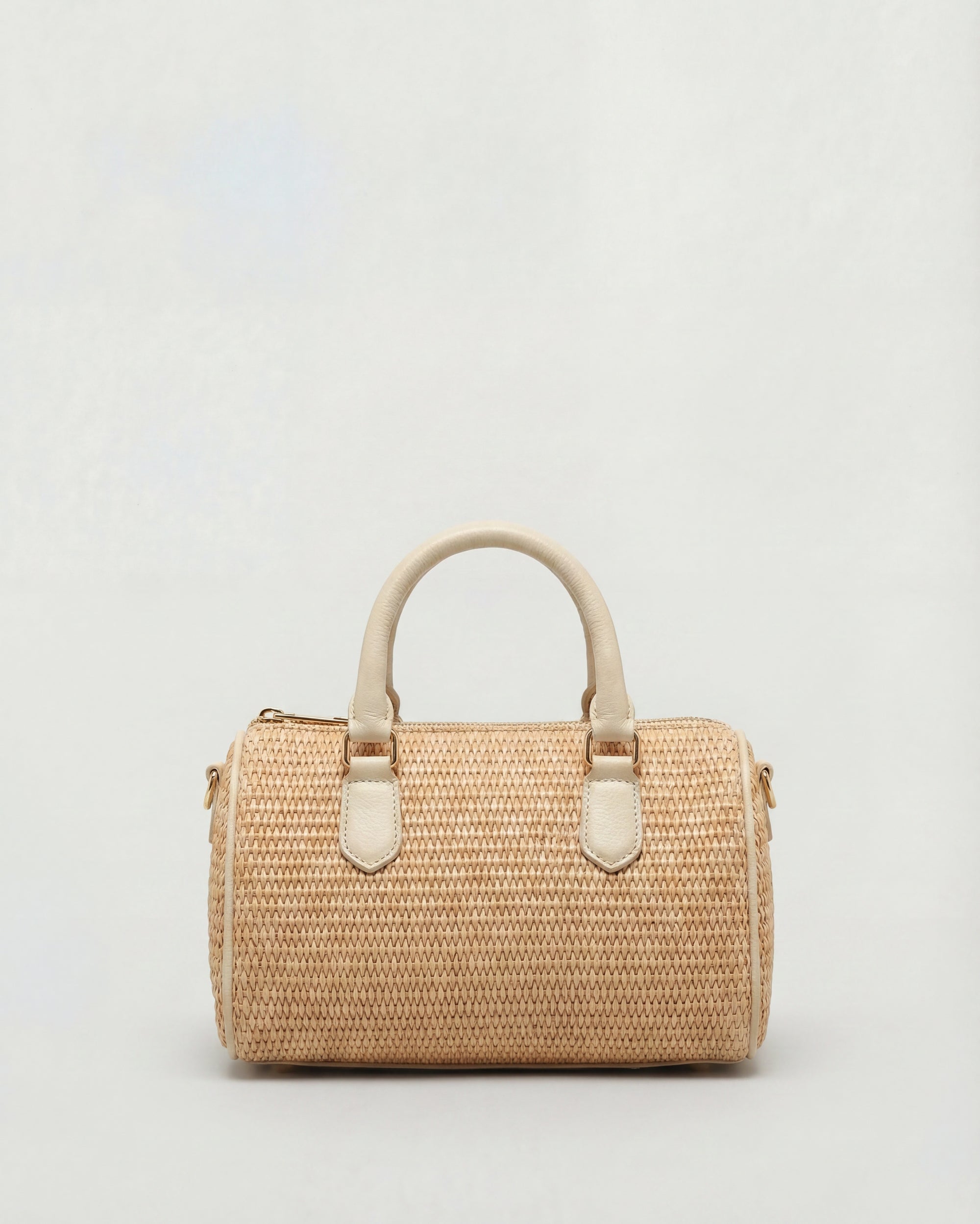 Mini Béatrice raffia cream