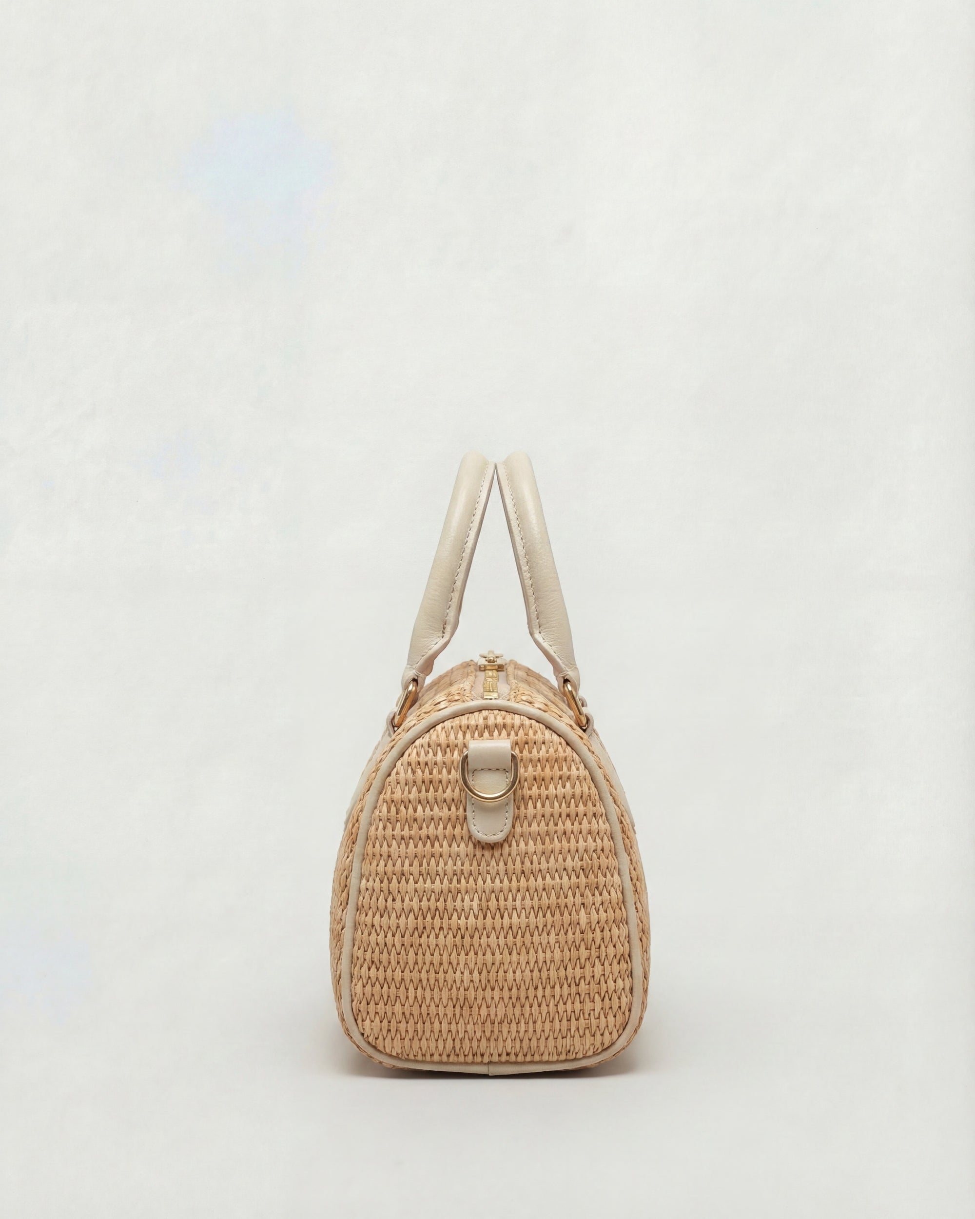 Mini Béatrice raffia cream
