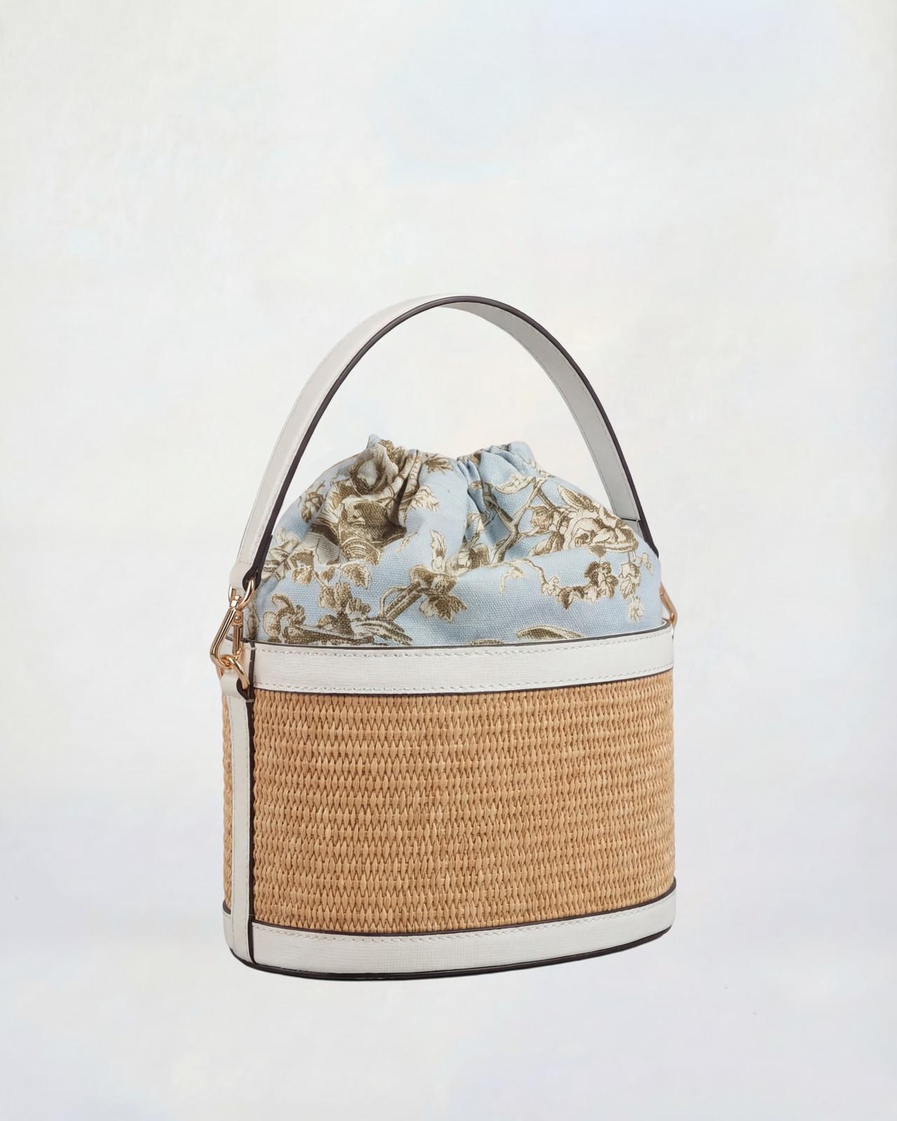 Peggy raffia white
