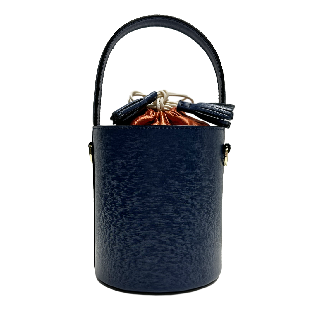 Mini Catherine blu | chiusura arancione