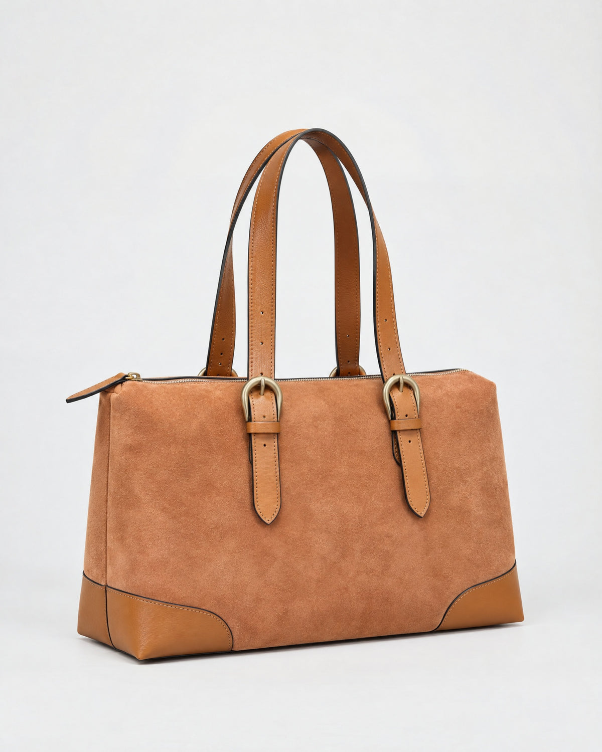 Manon en daim camel