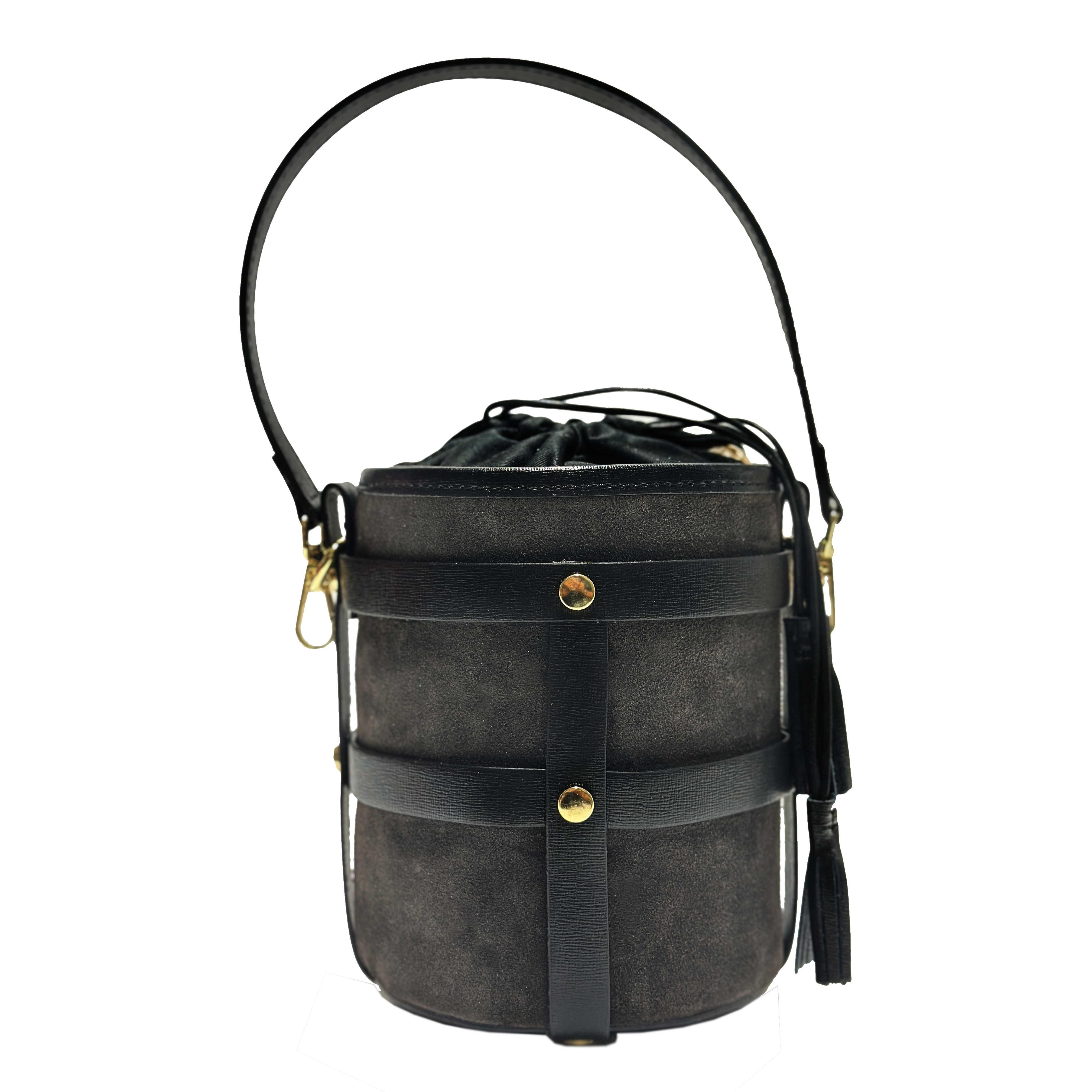 Lucie suede marrone nero