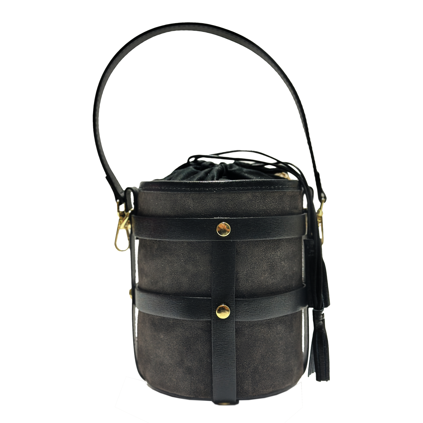 Lucie suede marrone nero