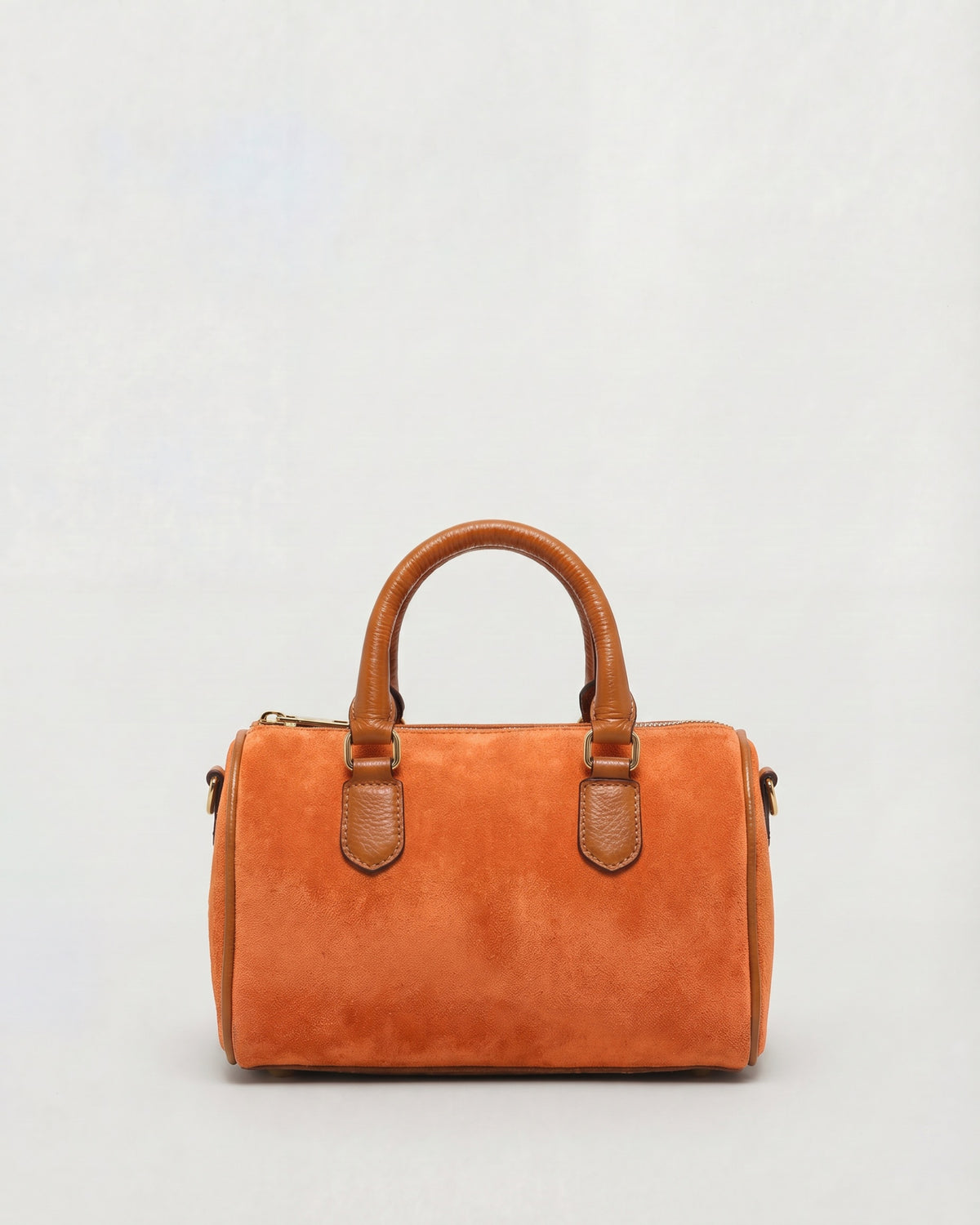 Mini Béatrice suede arancione