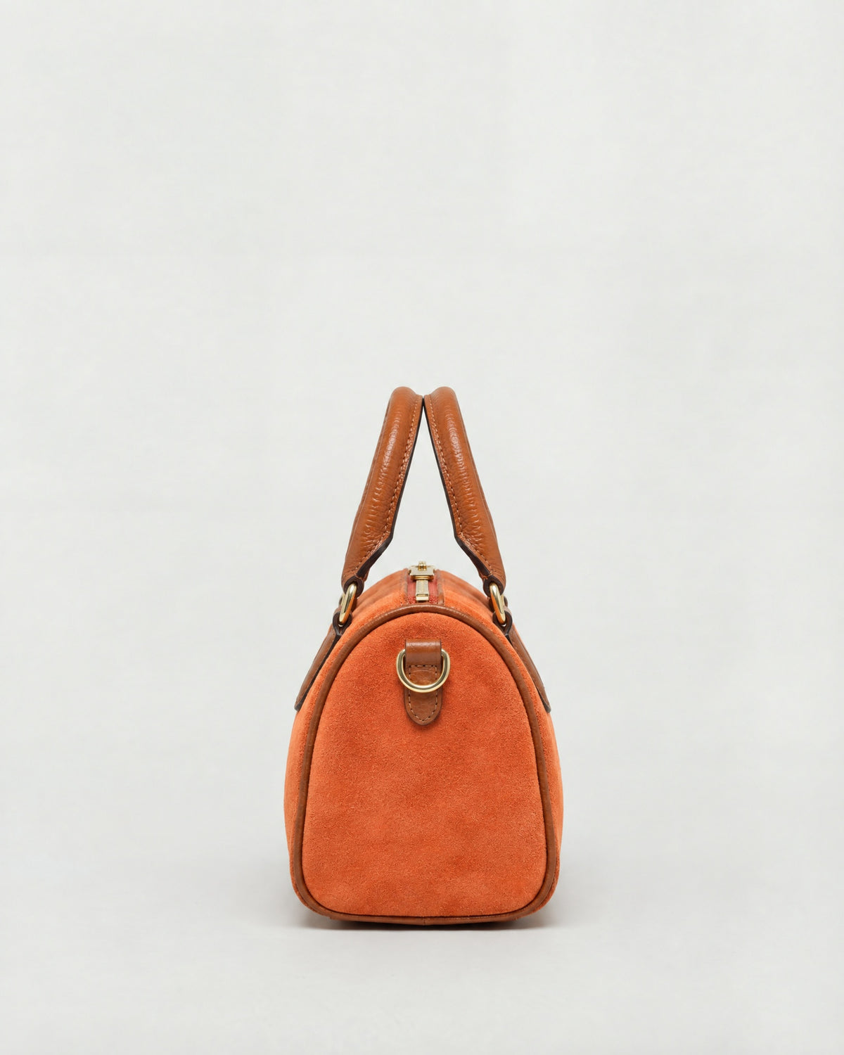 Mini Béatrice suede arancione
