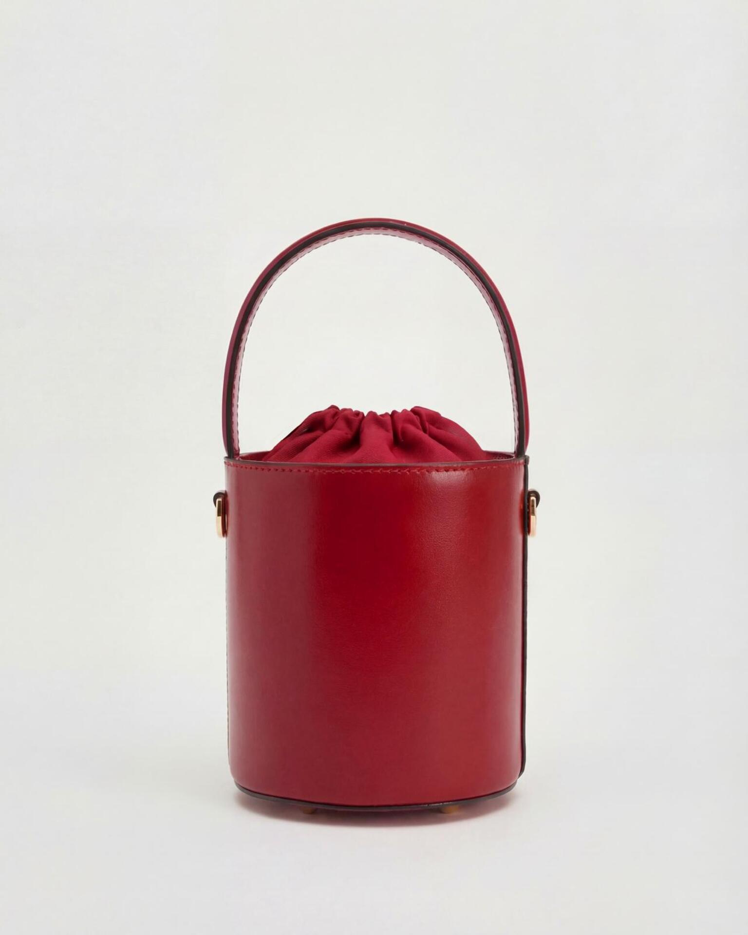 Mini Catherine red patent leather | red closure