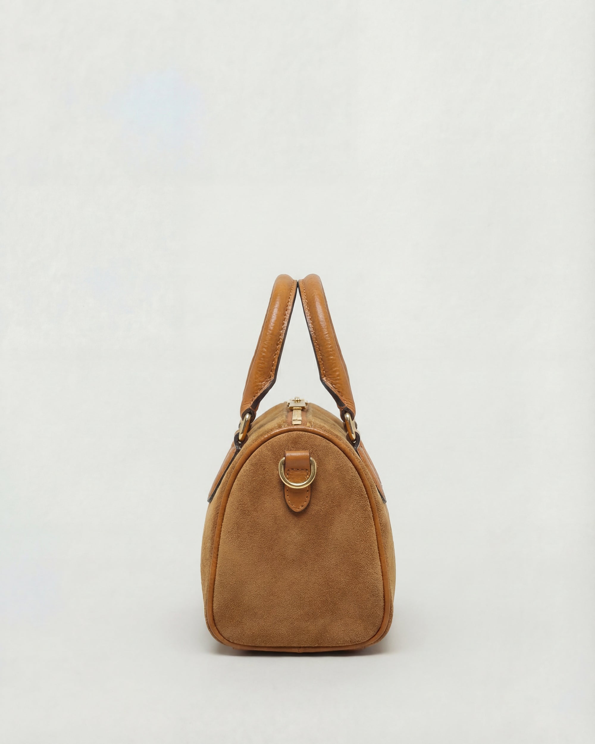 Mini Béatrice suede camel