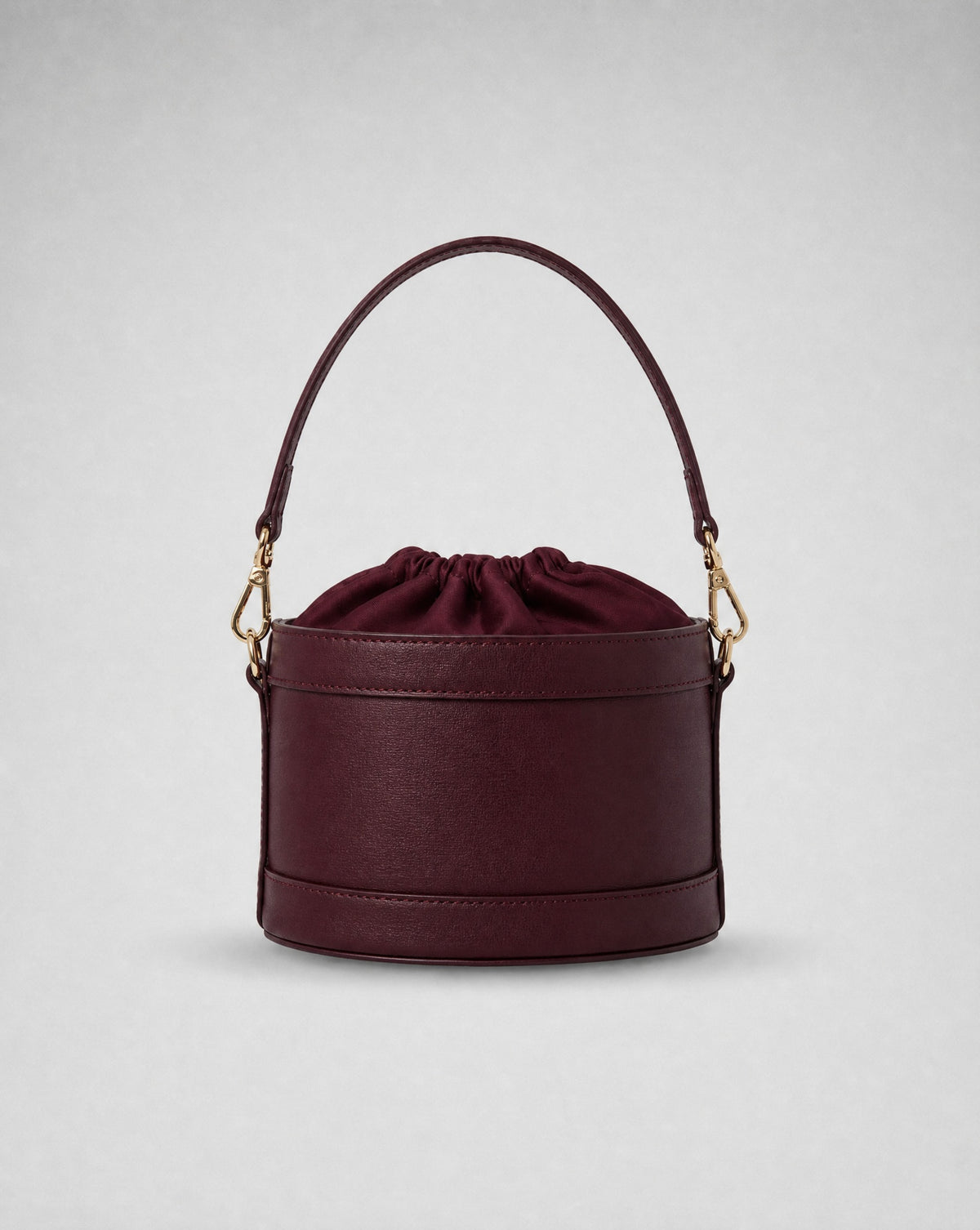 Mini Peggy bordeaux | fermeture bordeaux