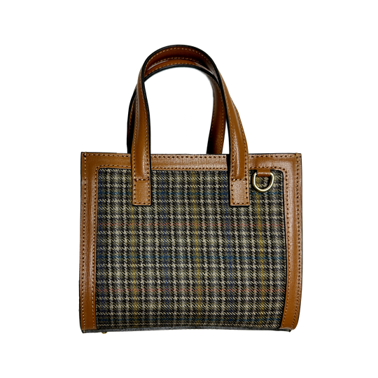 Mini Sophie camel tartan