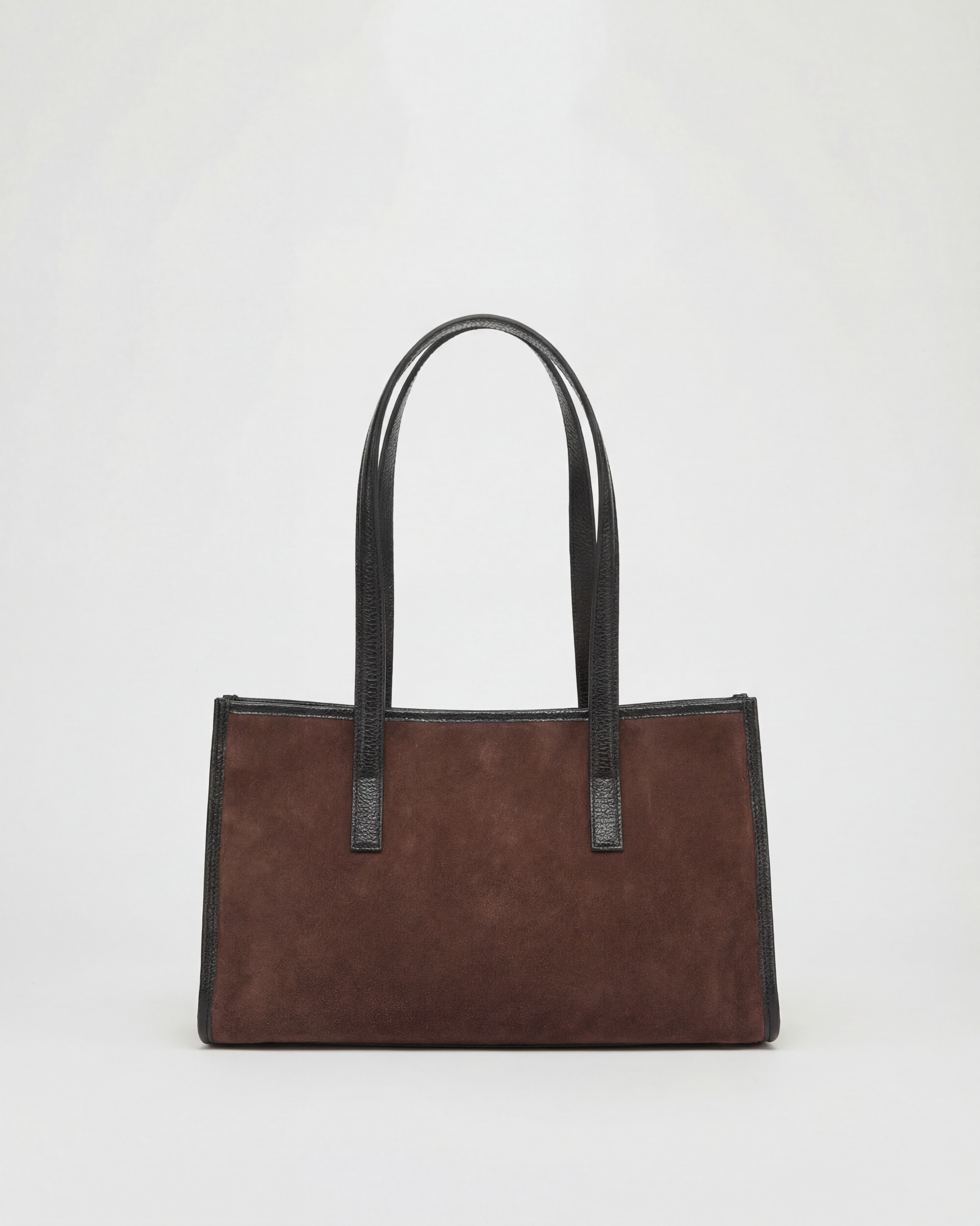 Mini Camille suede marrone