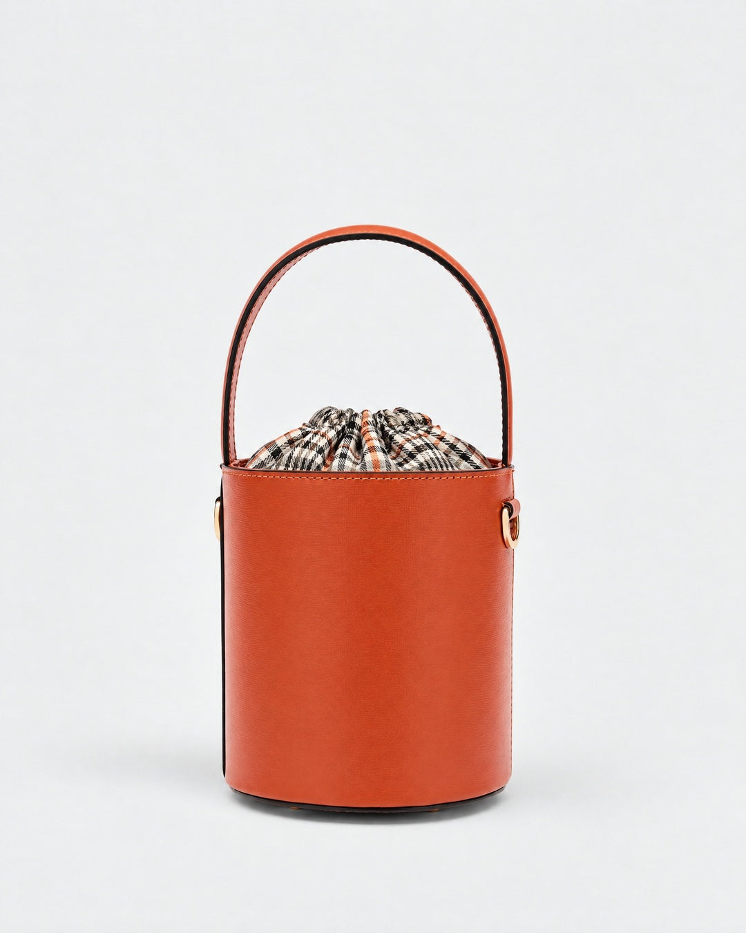 Mini Catherine arancione | chiusura tartan