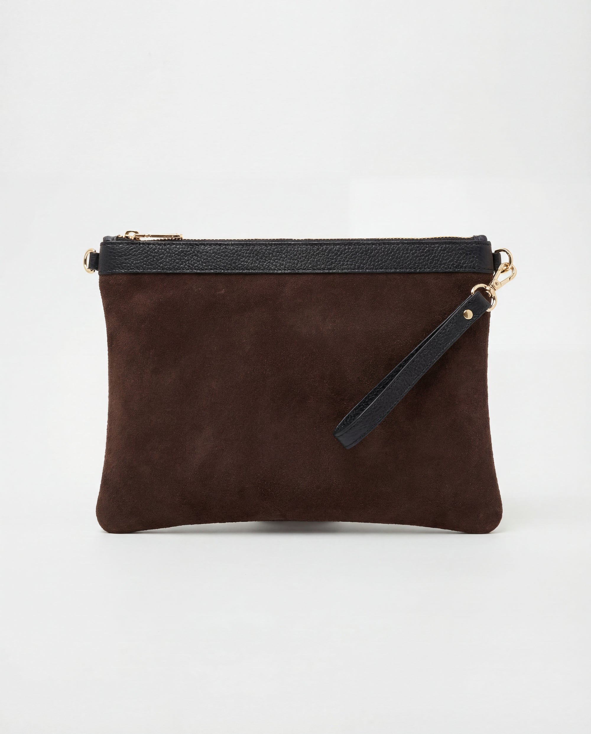 Anne suede marrone nero