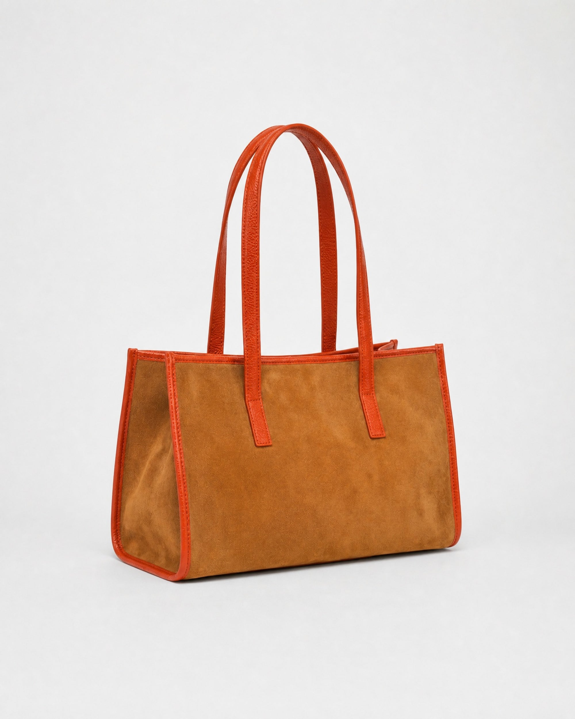 Mini Camille suede arancione