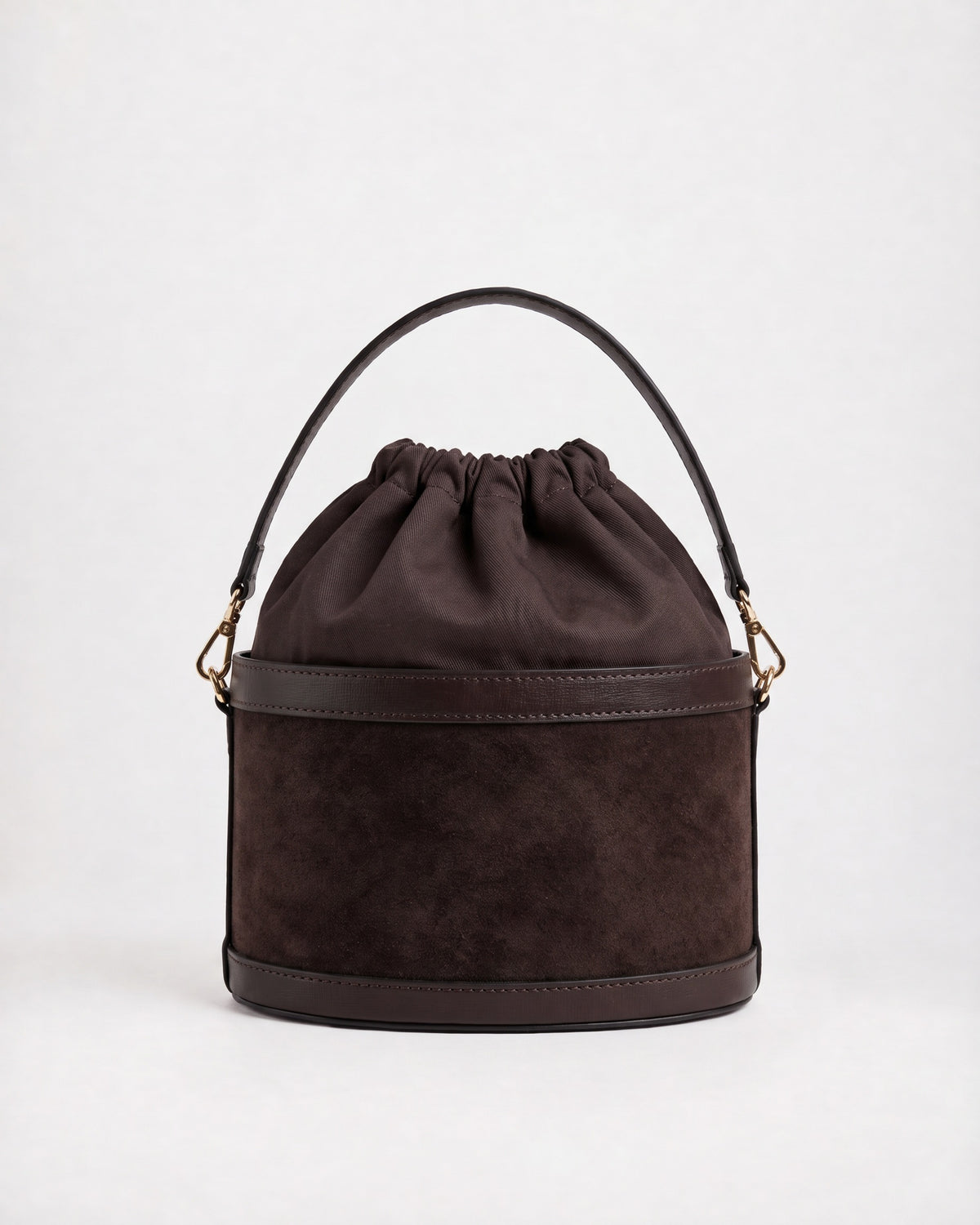 Peggy suede marrone | chiusura marrone