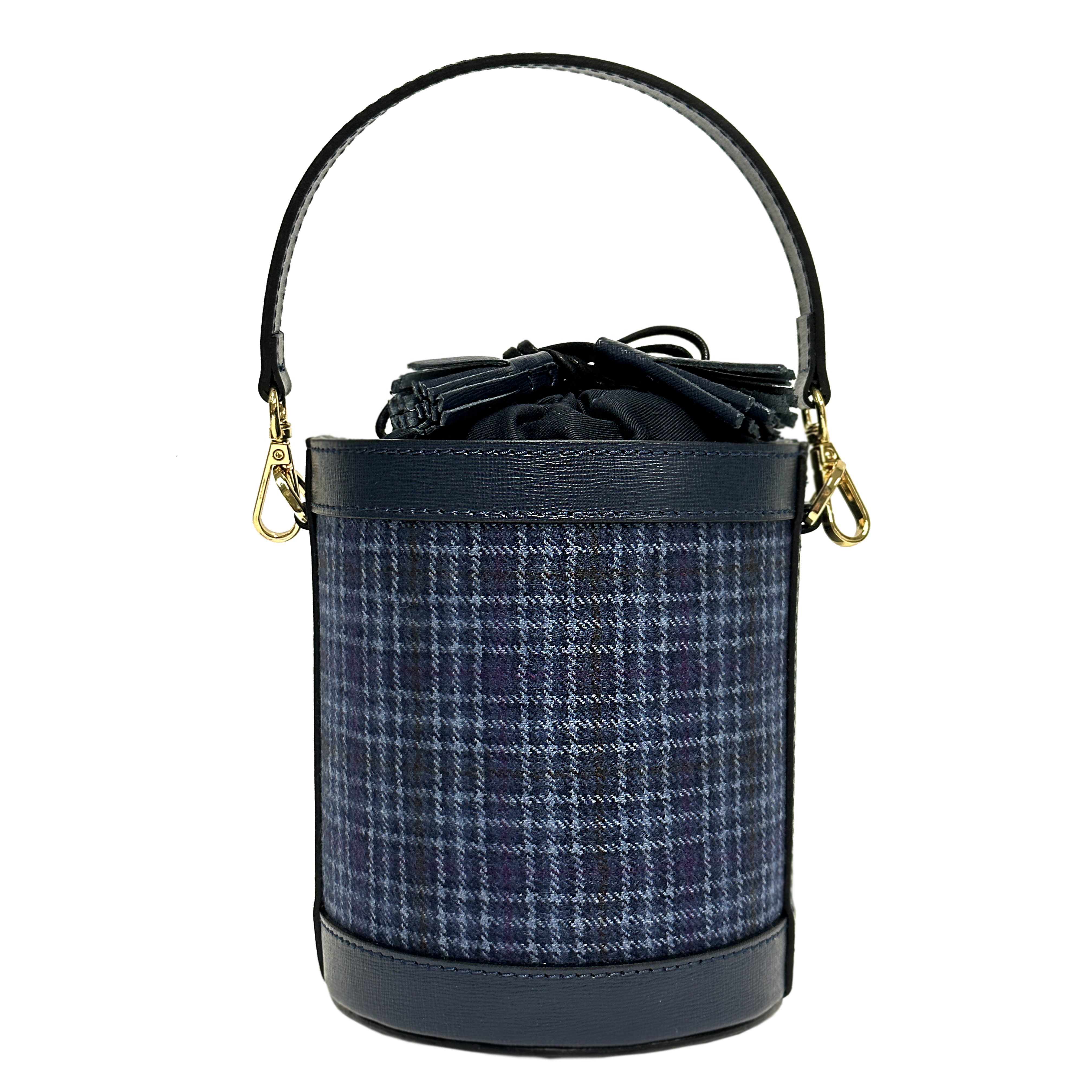 Angèle tartan blu