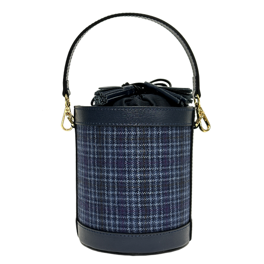 Angèle tartan blu