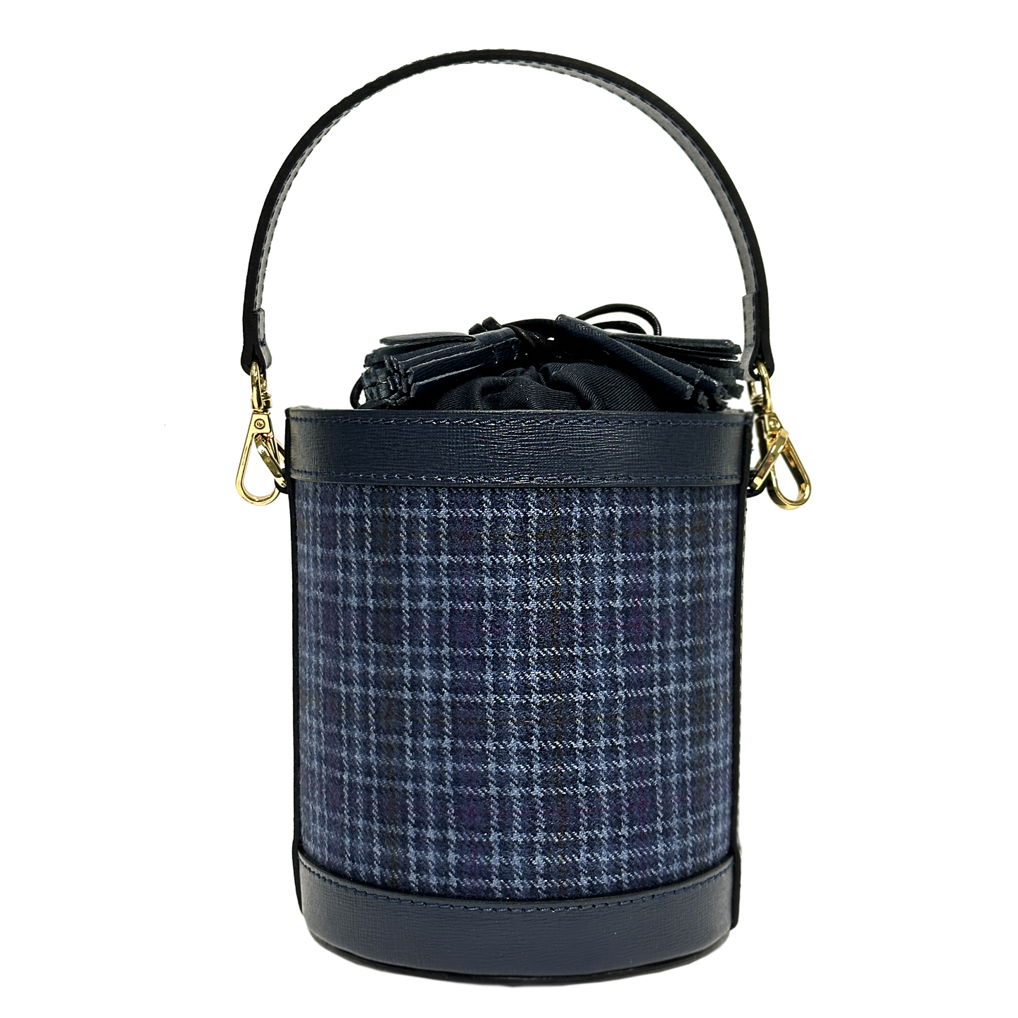 Angèle tartan blu
