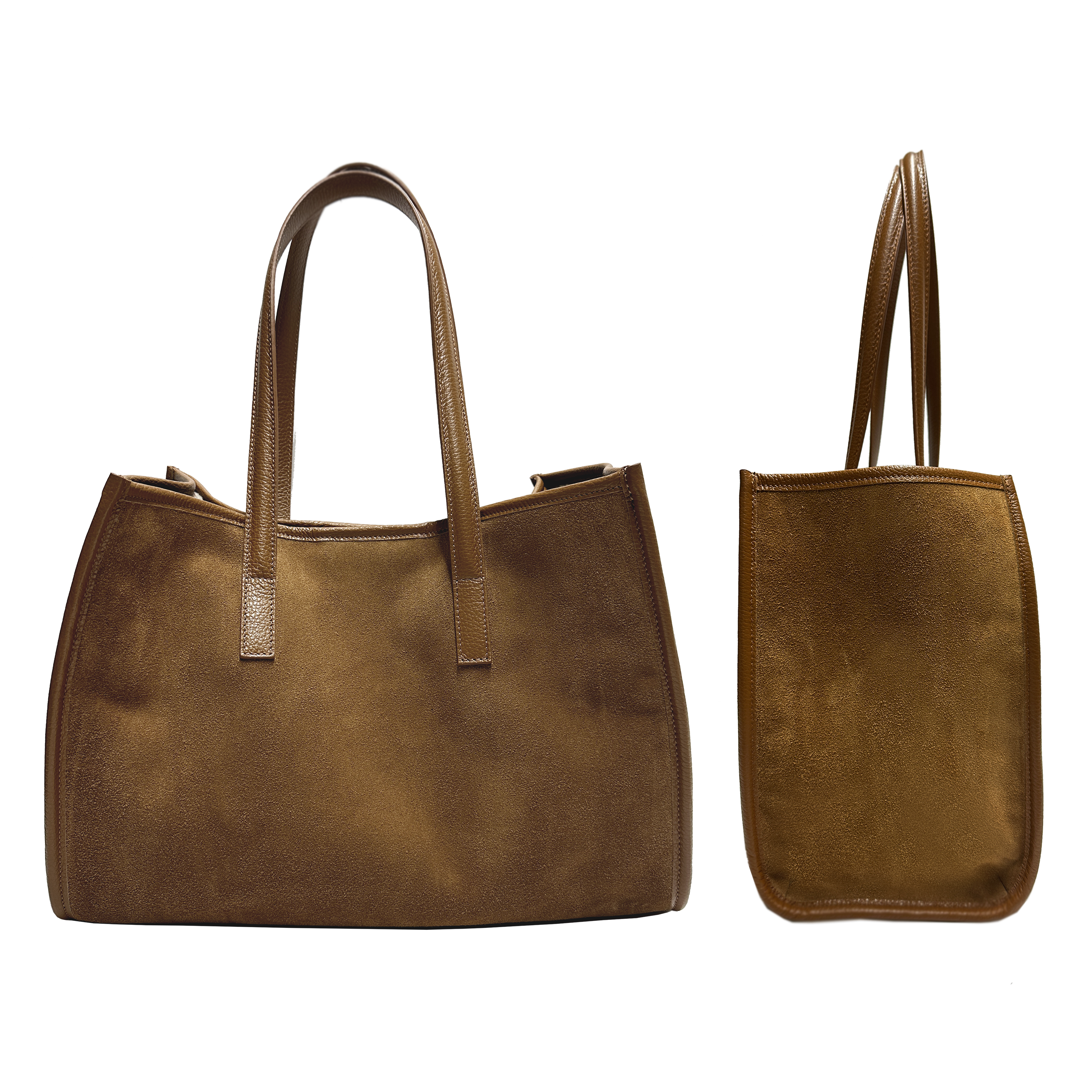 Camille suede cammello interno shearling