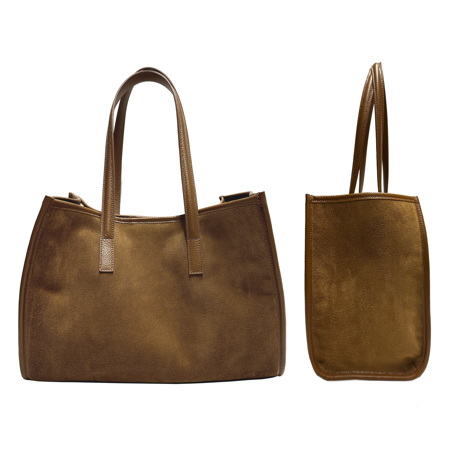 Camille suede cammello interno shearling