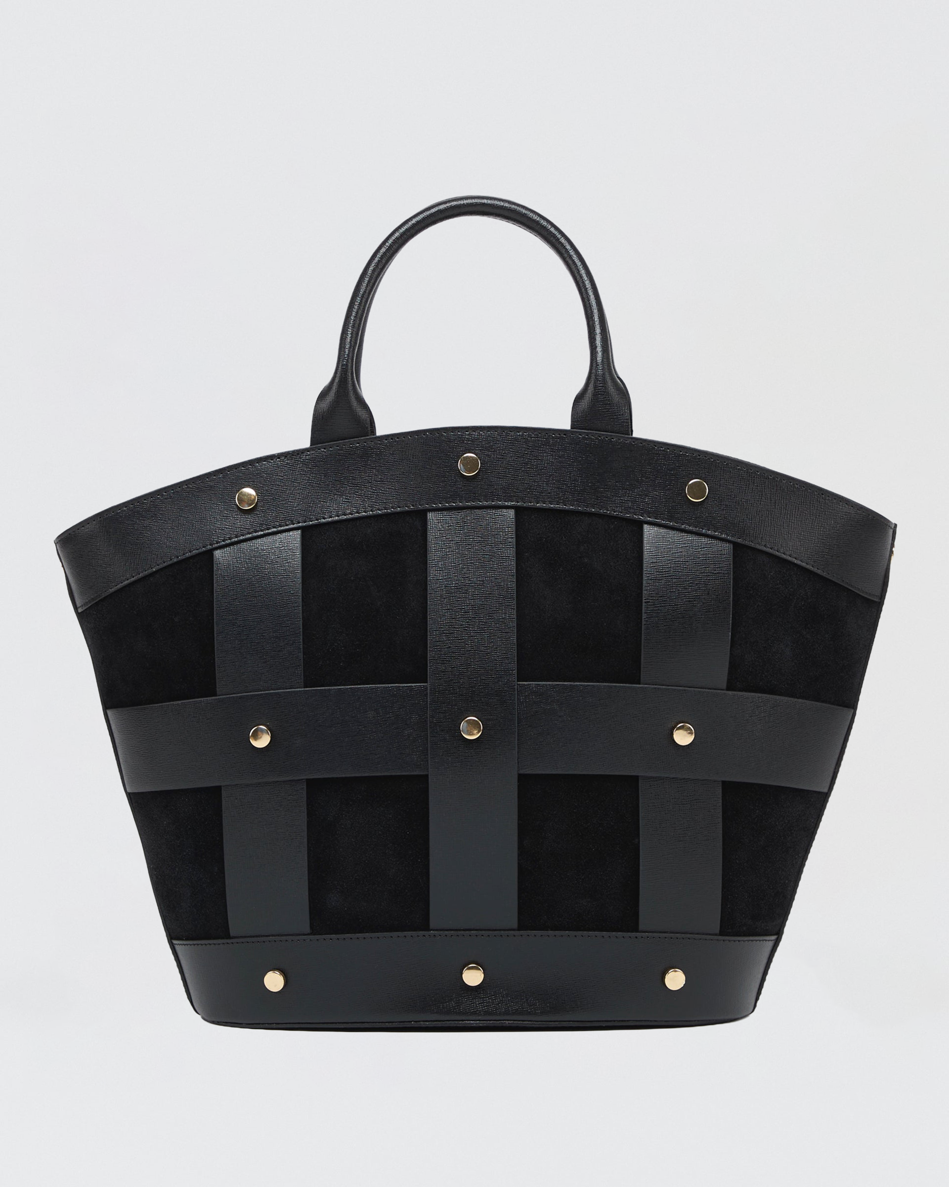 Victoire stud en daim noir