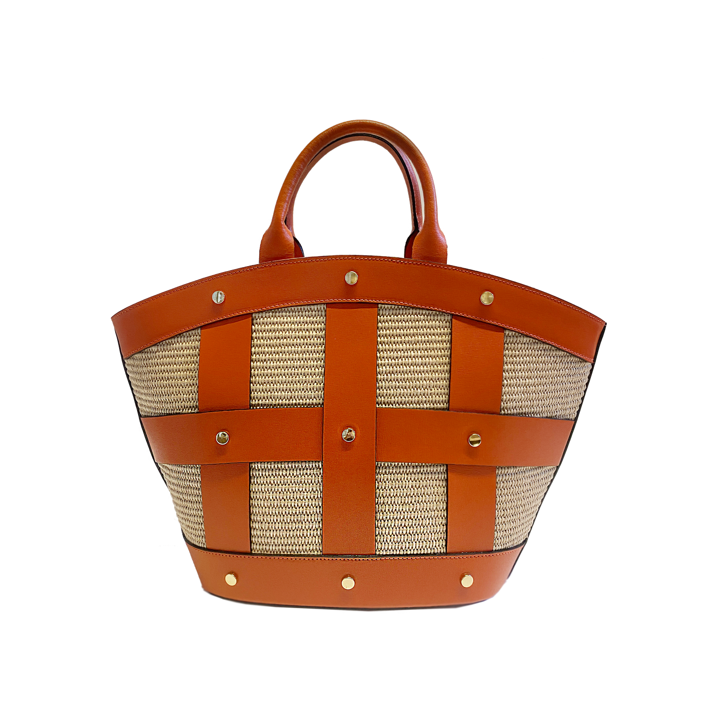 Victoire stud rafia arancione